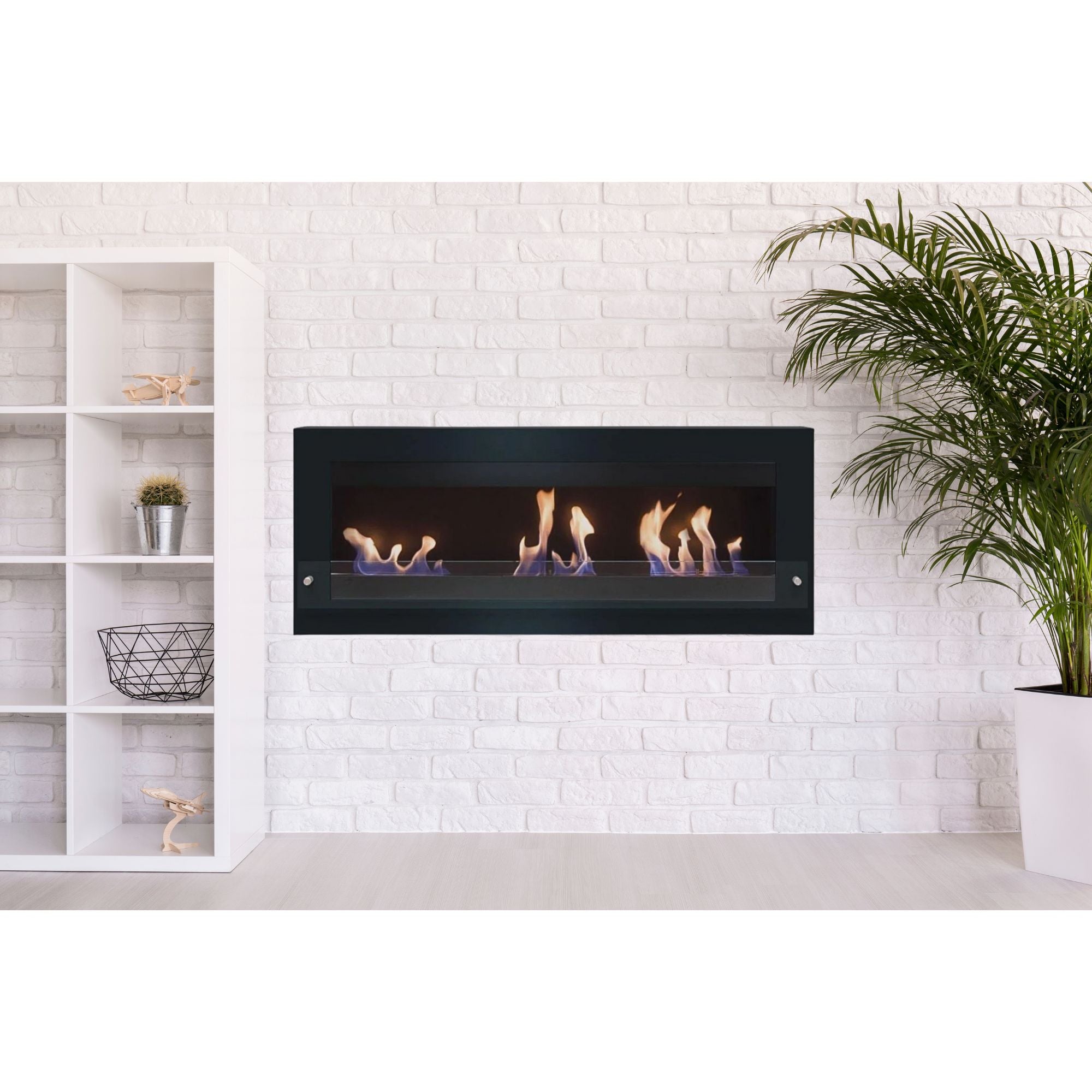 Maliba Wide Wall Fireplace Frame 136 CM