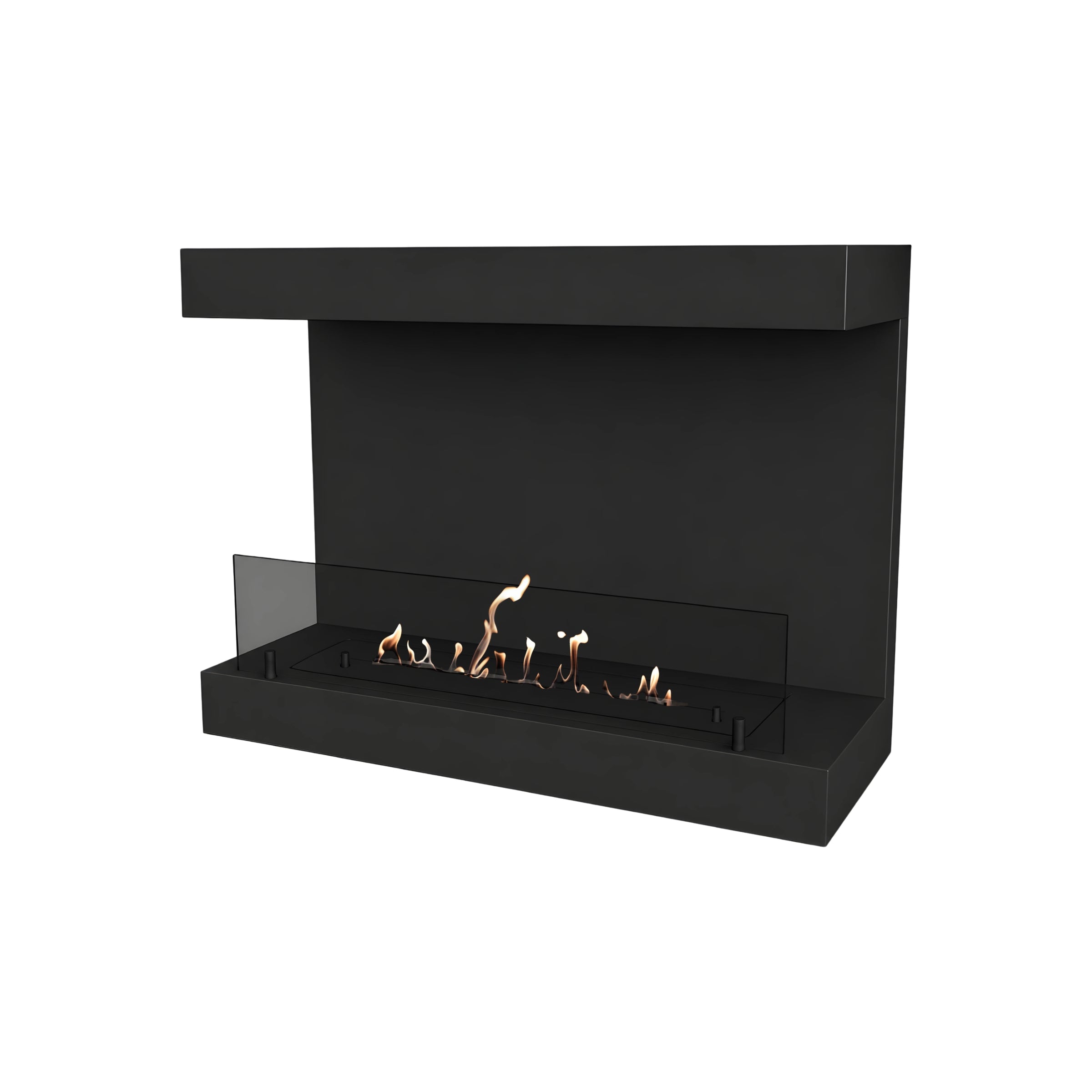 Manche Box Wandhaard Zwart 80 cm