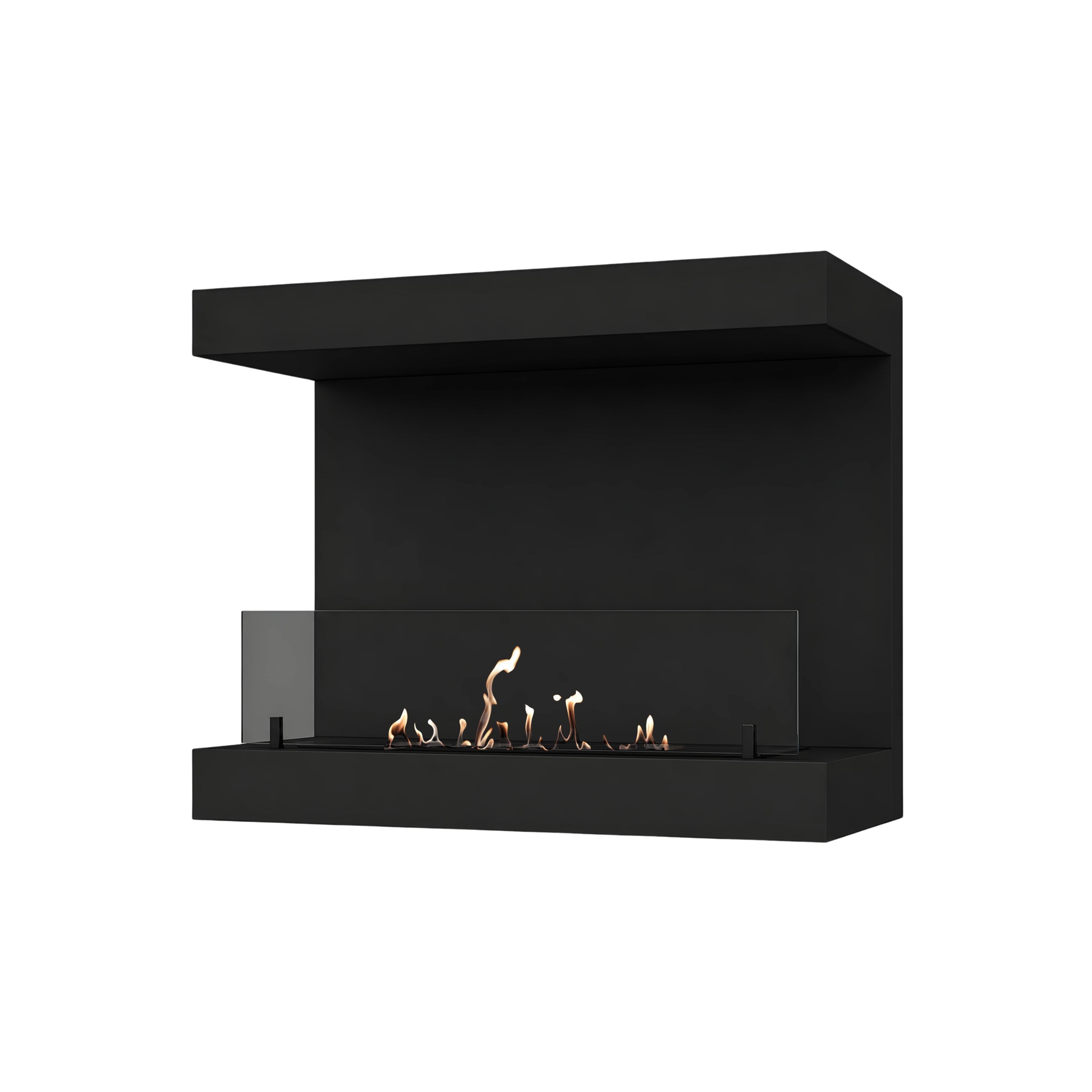 Manche Box Wandhaard Zwart 80 cm