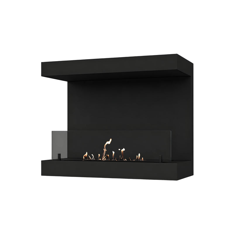 Manche Box Wandhaard Zwart 80 cm