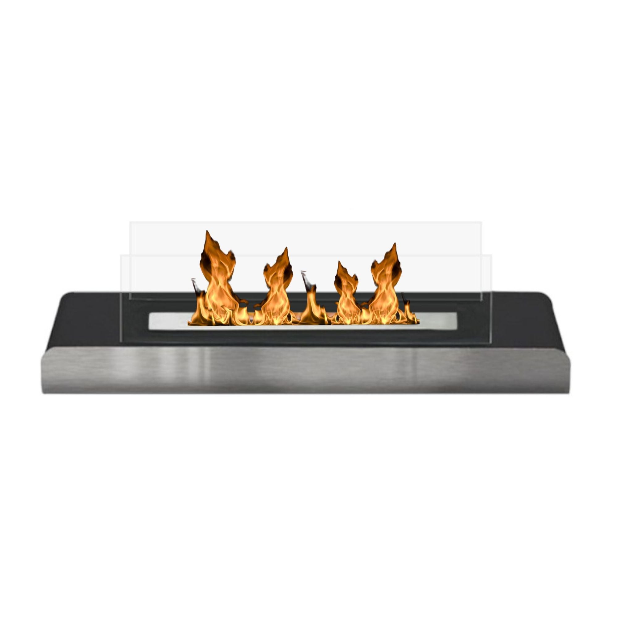 Fashion Black Bio-Ethanol Freestanding Table Fireplace