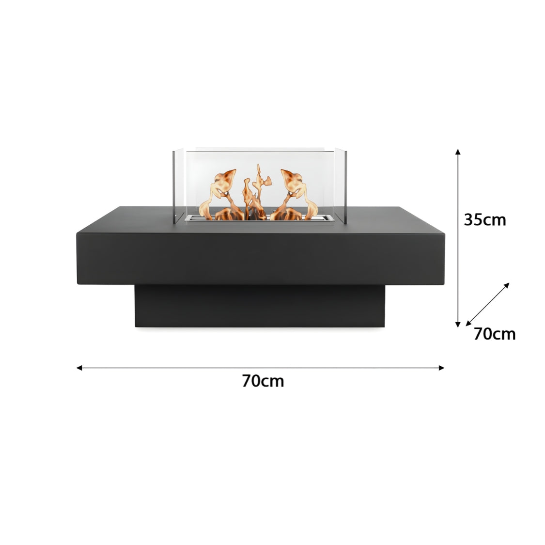 Molan Bio-Ethanol Tafelhaard 70 cm