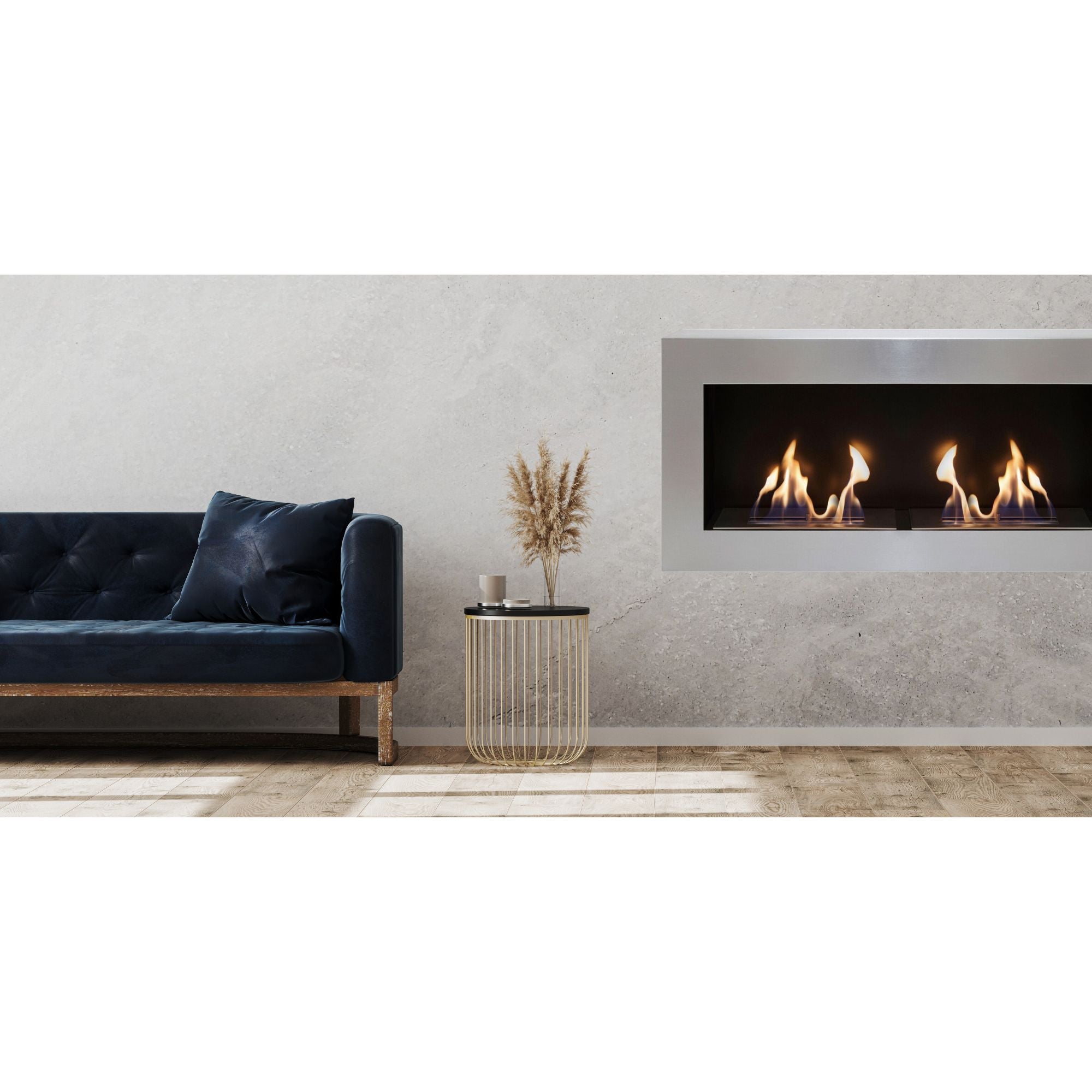 Nasa Elegant Wall Fireplace 90 CM