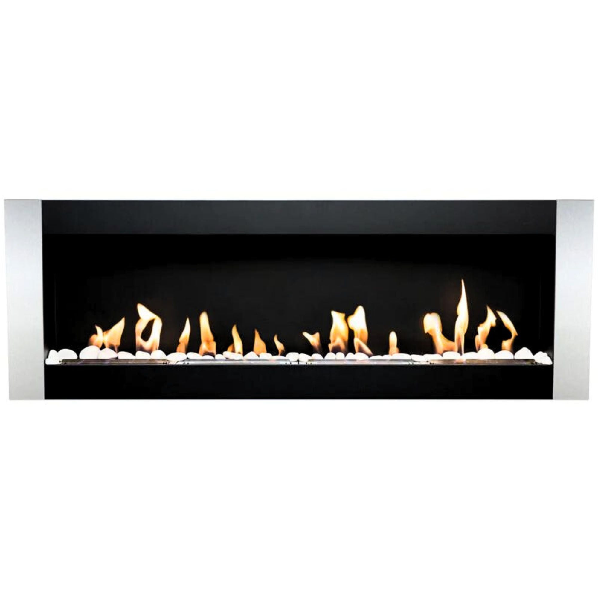 Nerez Bio-Ethanol Wall - Built-in fireplace 115 x 40 CM
