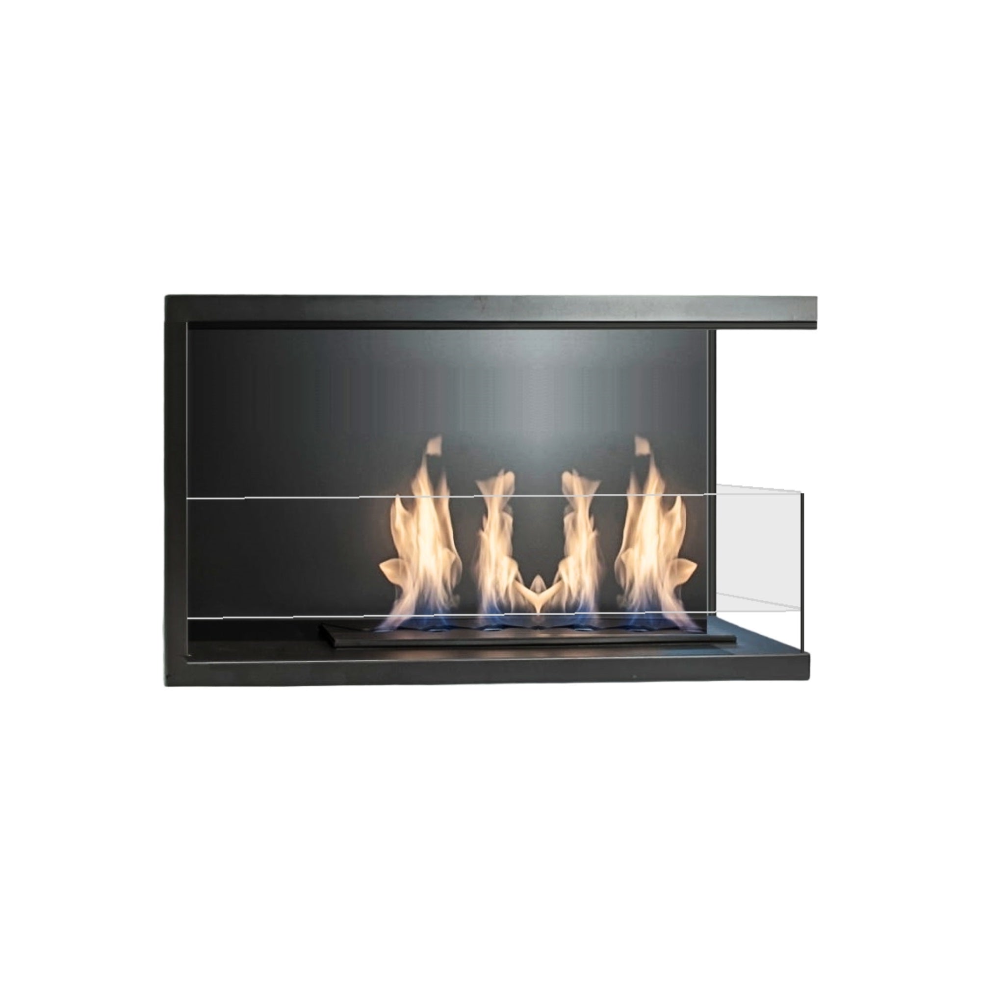 Nila Bio Ethanol Built-in Corner Fireplace Right 65 cm