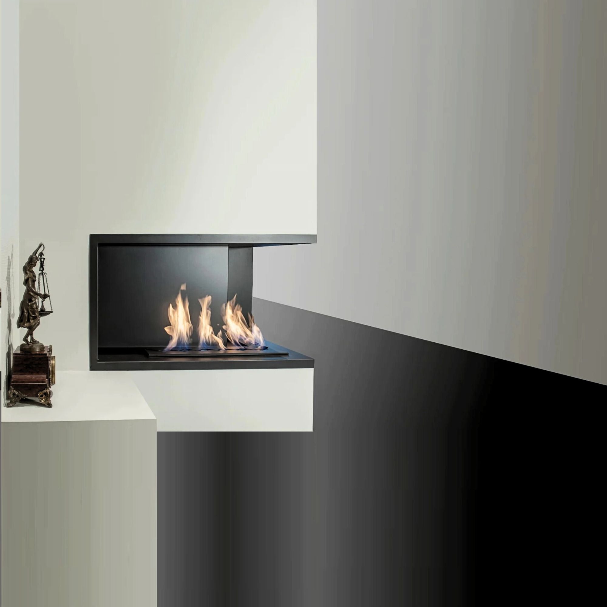 Nila Hoek Bio Built-in Fireplace 1037 x 617 mm