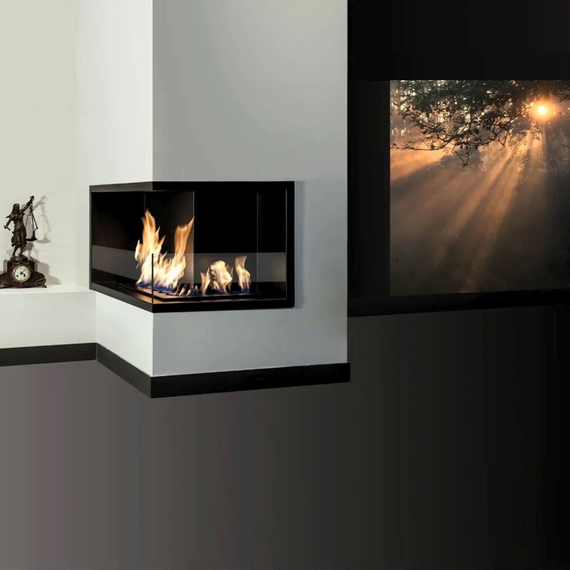 Nila Hoek Bio Built-in Fireplace 1037 x 617 mm