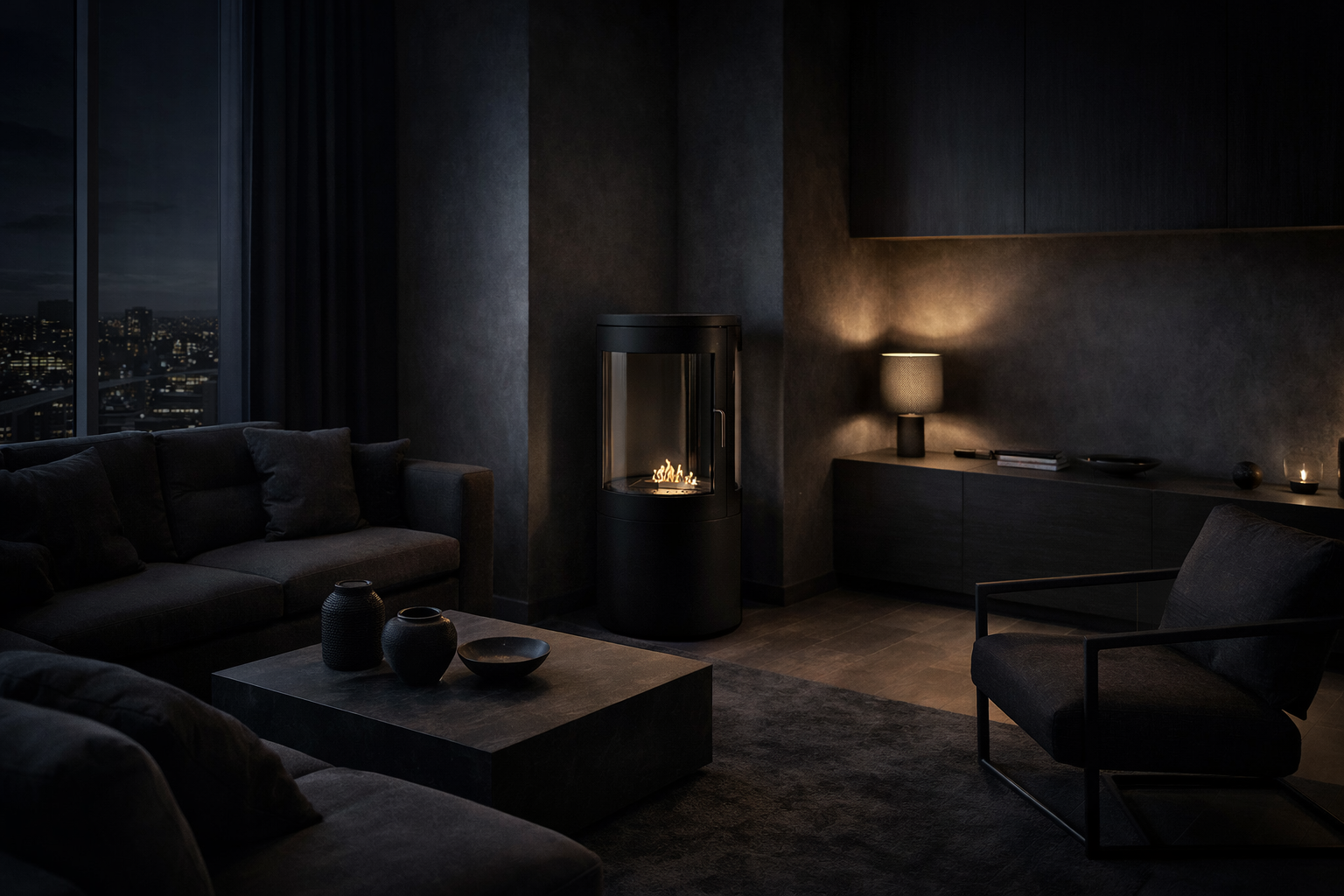 Nordkapp Bio Ethanol Kachel H96 cm