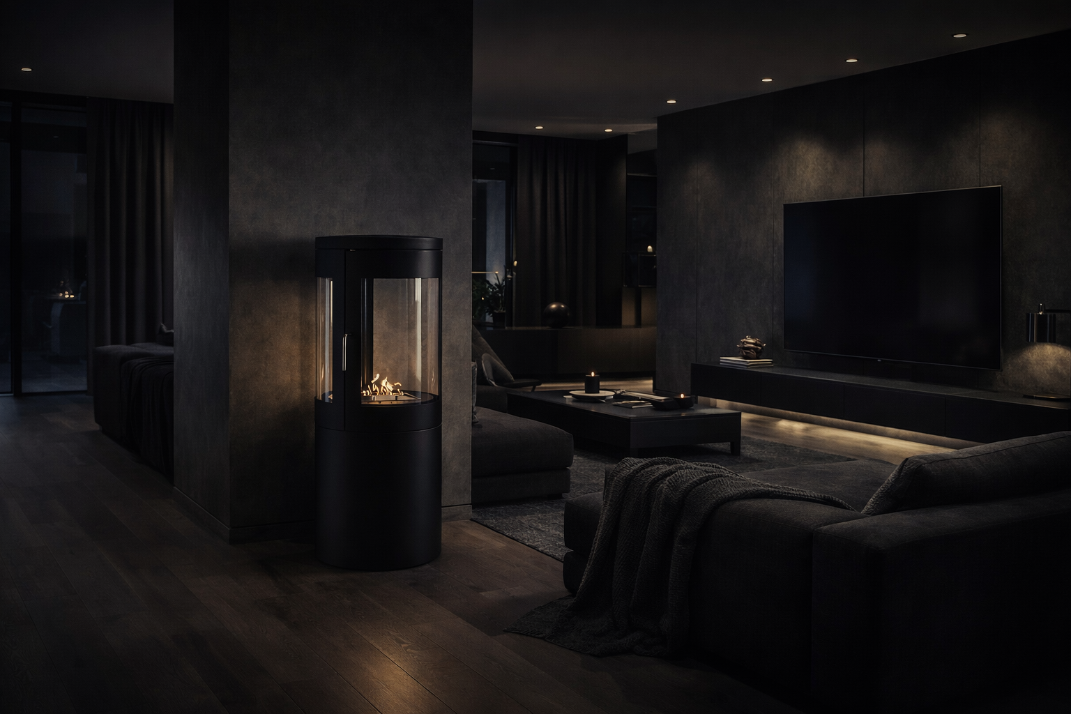 Nordkapp Bio Ethanol Kachel H96 cm