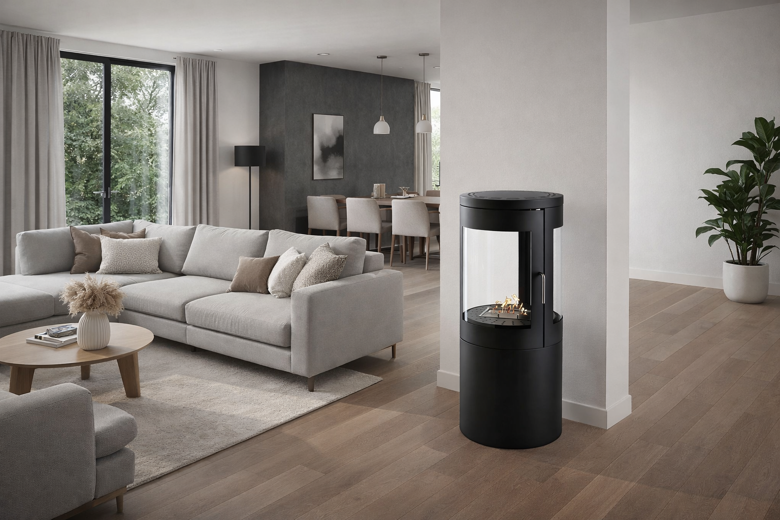 Nordkapp Bio Ethanol Kachel H96 cm