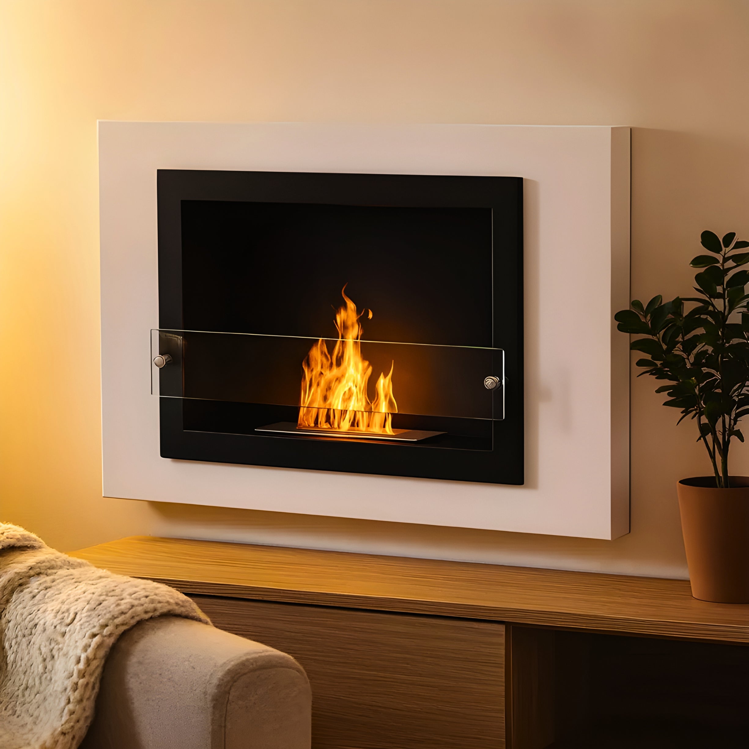 Oford Bio Ethanol Wandhaard 80 cm