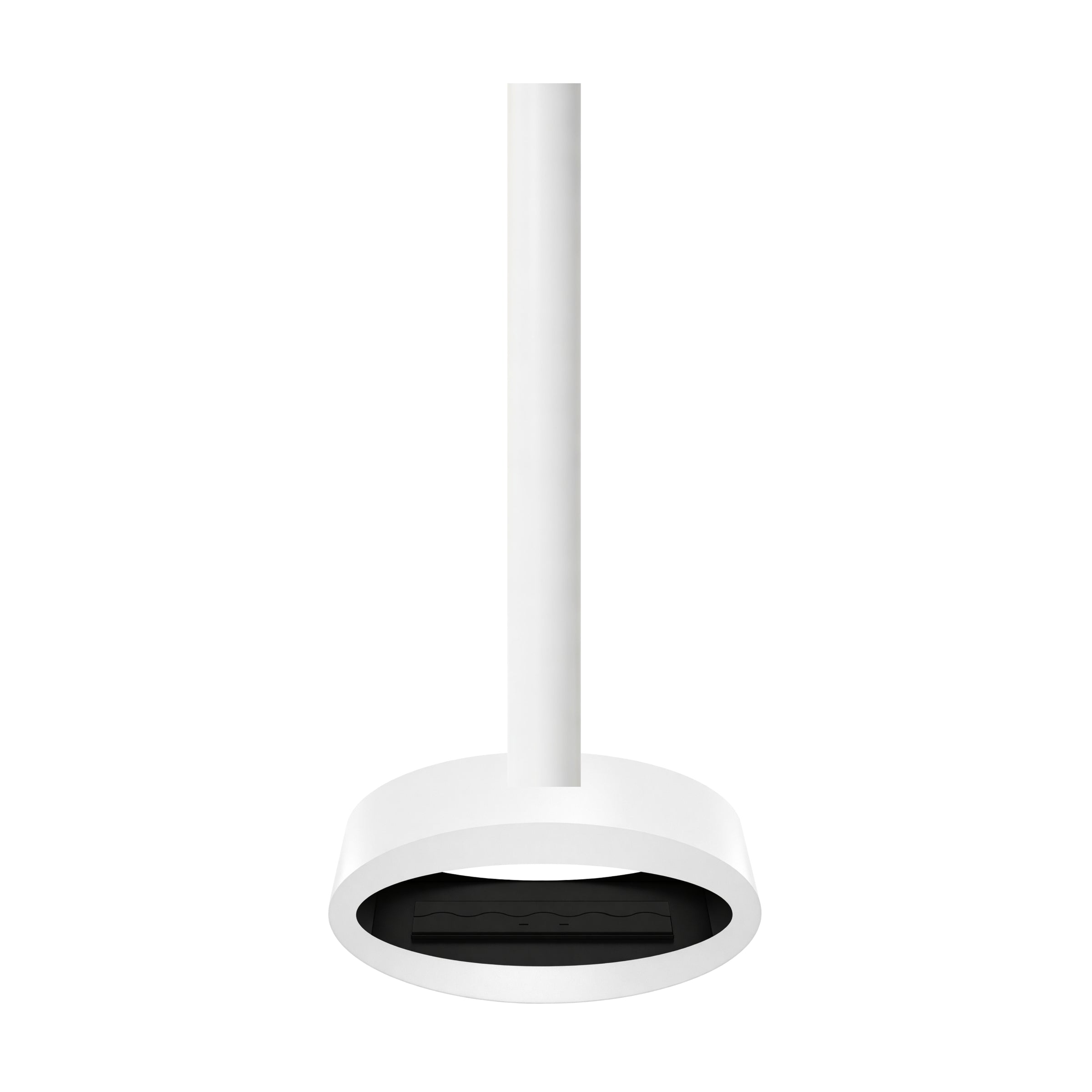 Ova Tube Wit Doorkijk Plafondhaard 80 cm