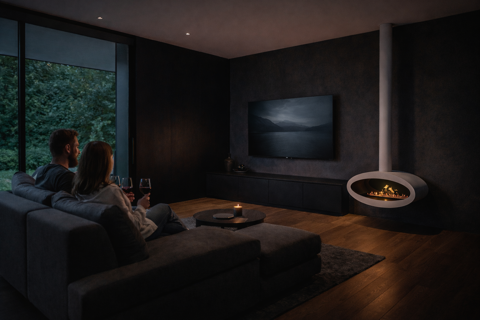 Ova Tube Wit Plafondhaard 80 cm