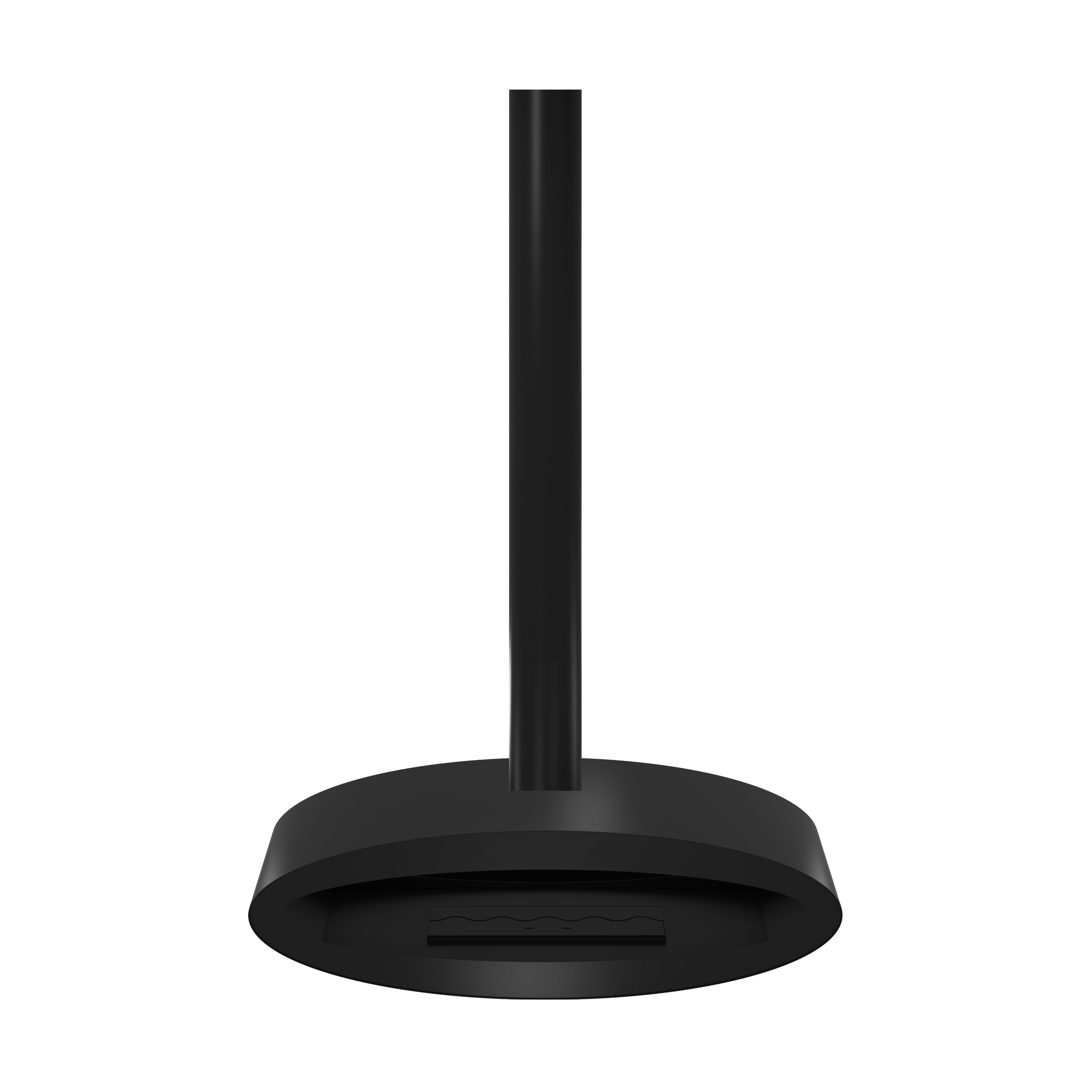 Ova Tube Zwart Plafondhaard 120 cm