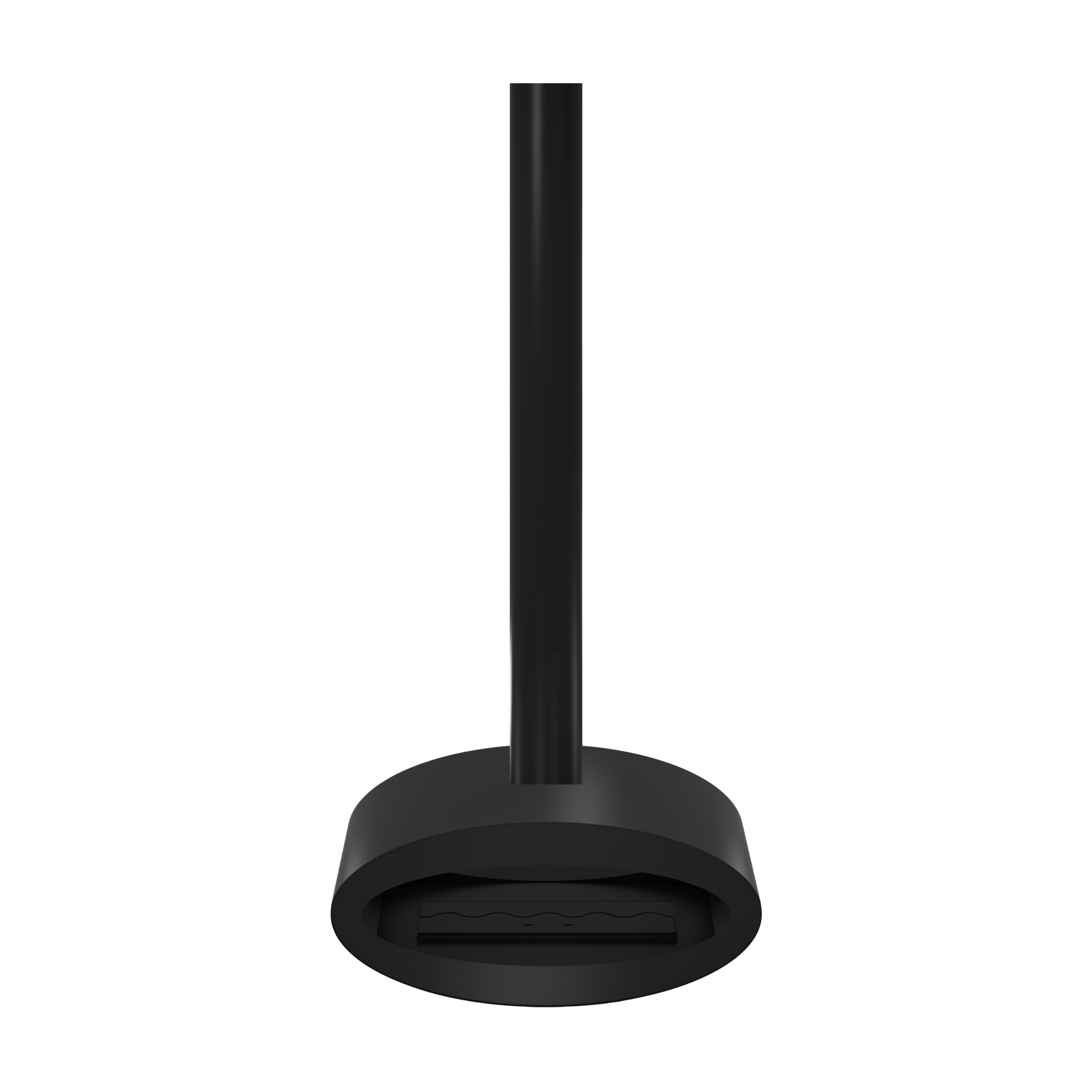 Ova Tube Zwart Plafondhaard 80 cm