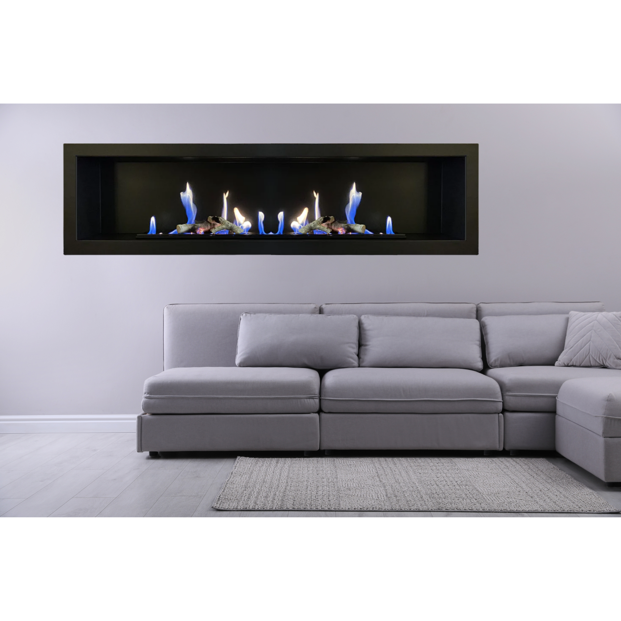 Pelé Bio-Ethanol Wall Fireplace 145 CM