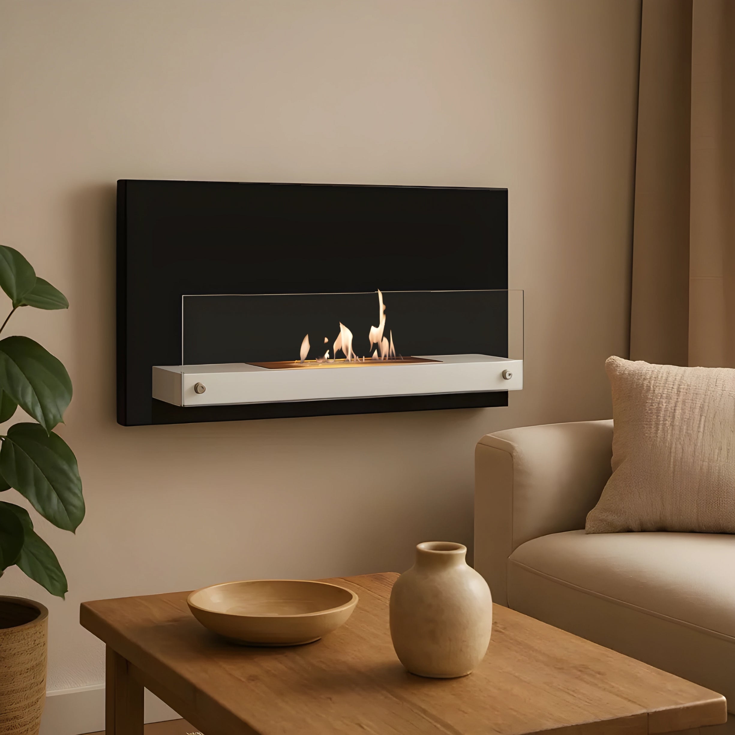 Rad Bio Ethanol Wandhaard 86 cm