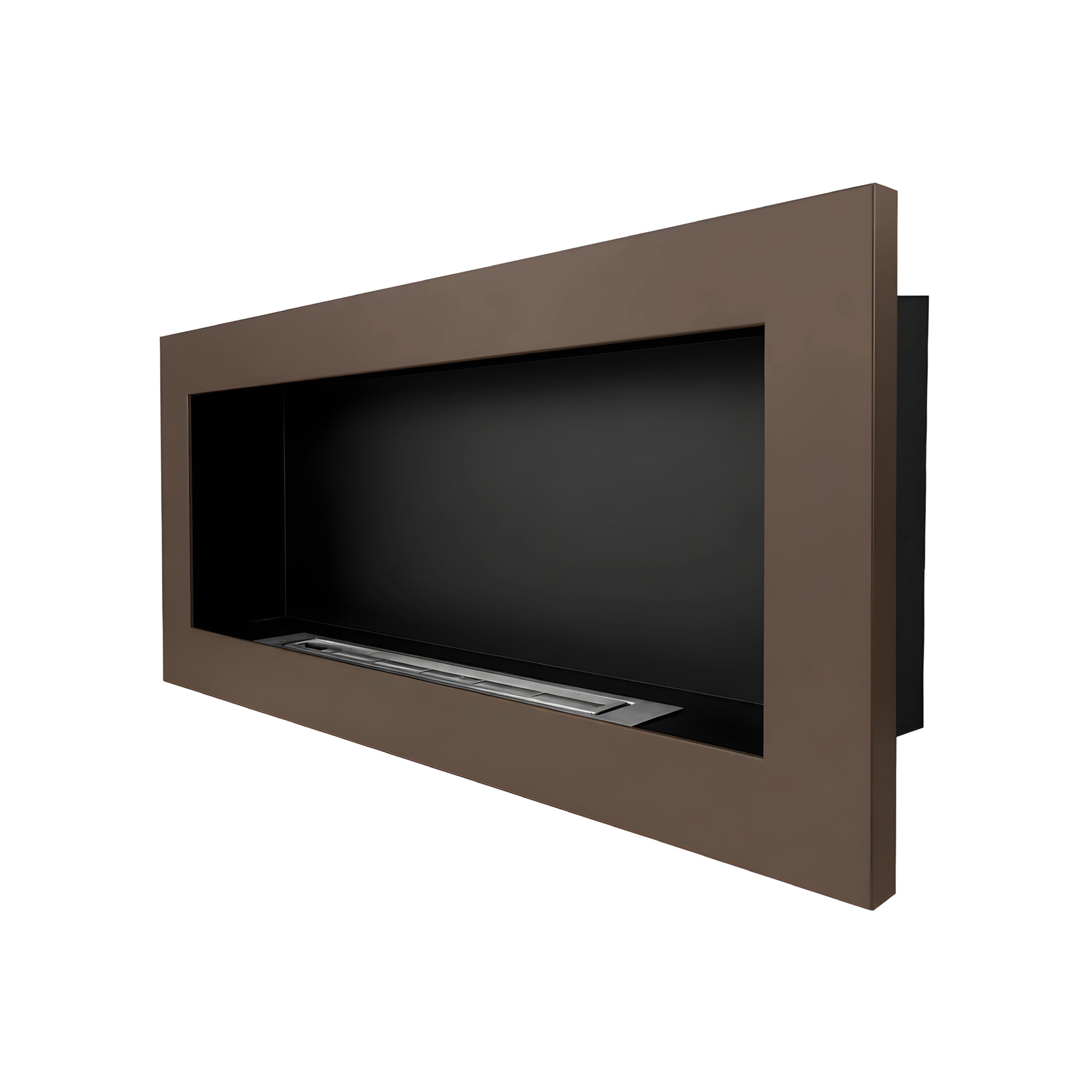 Rea Bio ethanol Inbouw - Wandhaard Bruin 90 cm