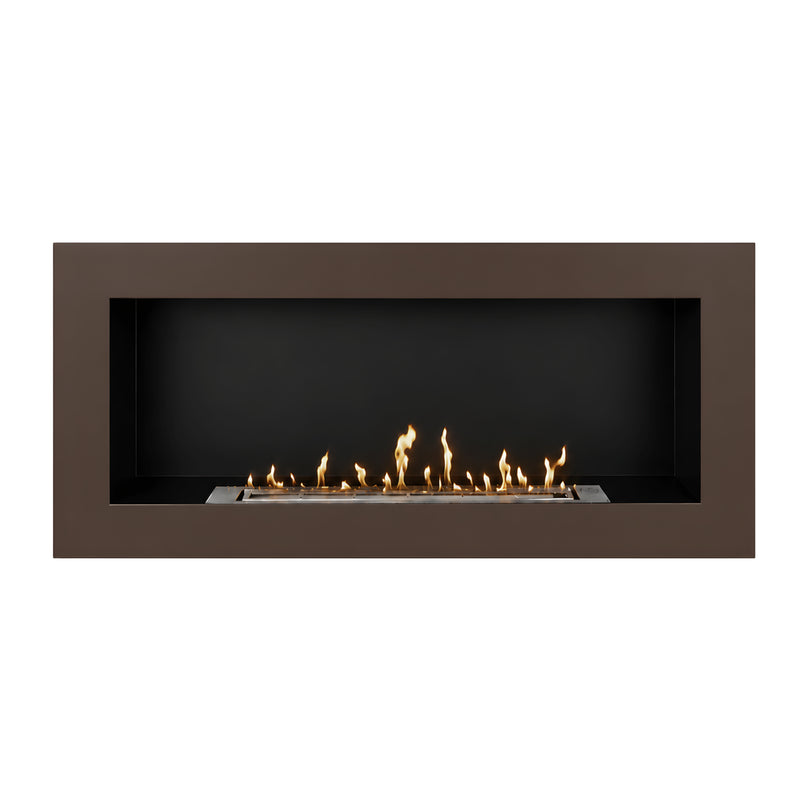 Rea Bio ethanol Inbouw - Wandhaard Bruin 90 cm