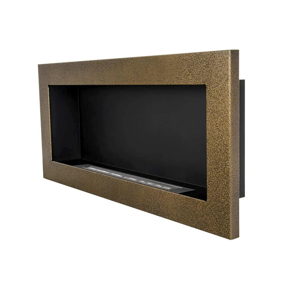 Rea Bio ethanol Inbouw - Wandhaard Goud 90 cm