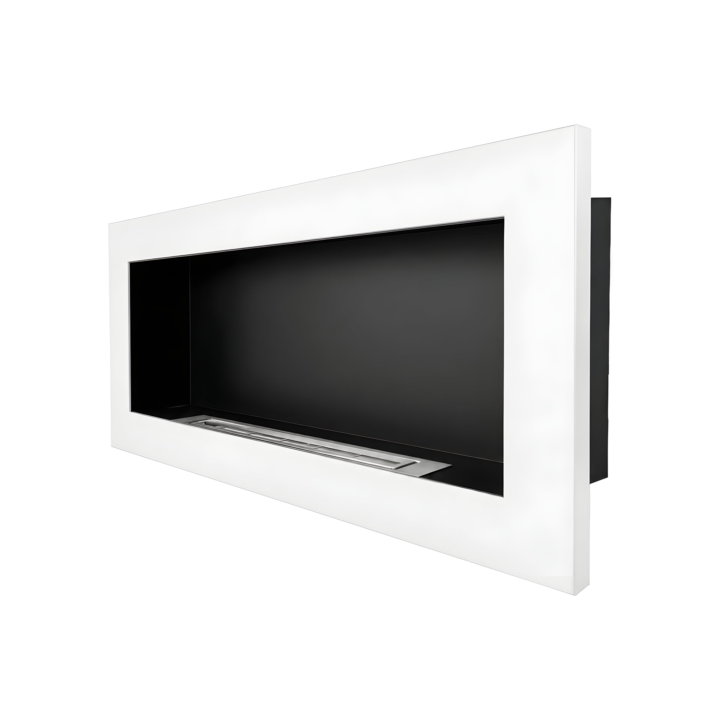 Rea Bio ethanol Inbouw - Wandhaard Wit 90 cm