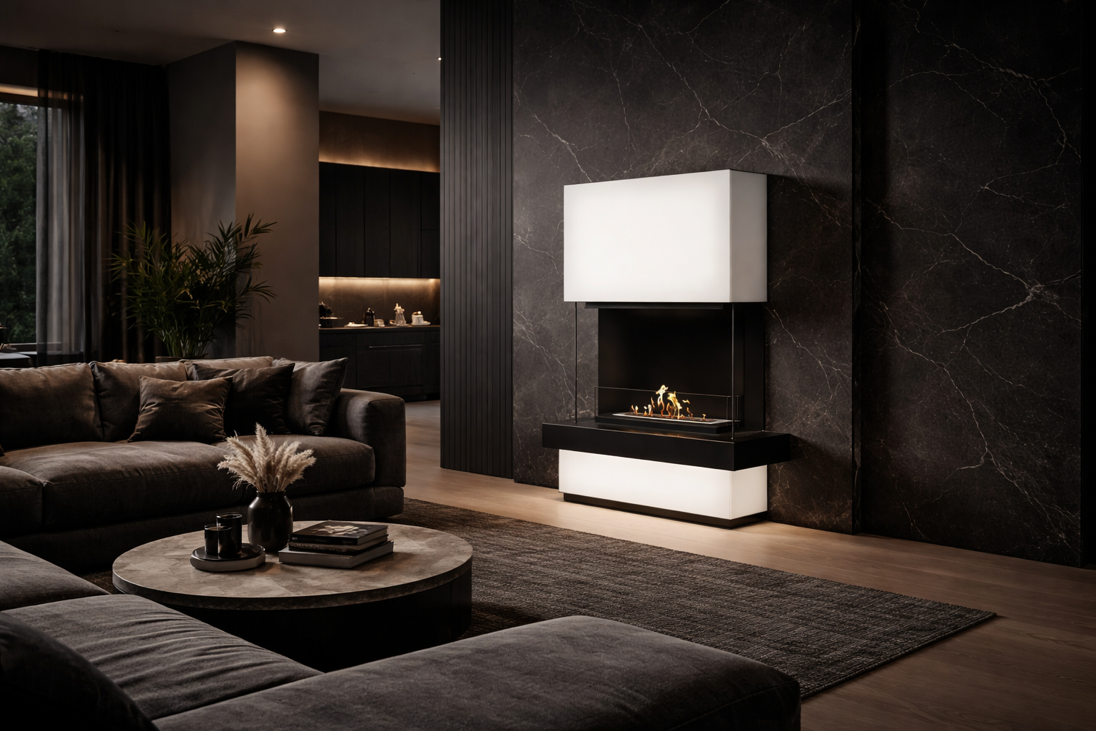 Riman Bio Ethanol Vrijstaand Haard H144 cm