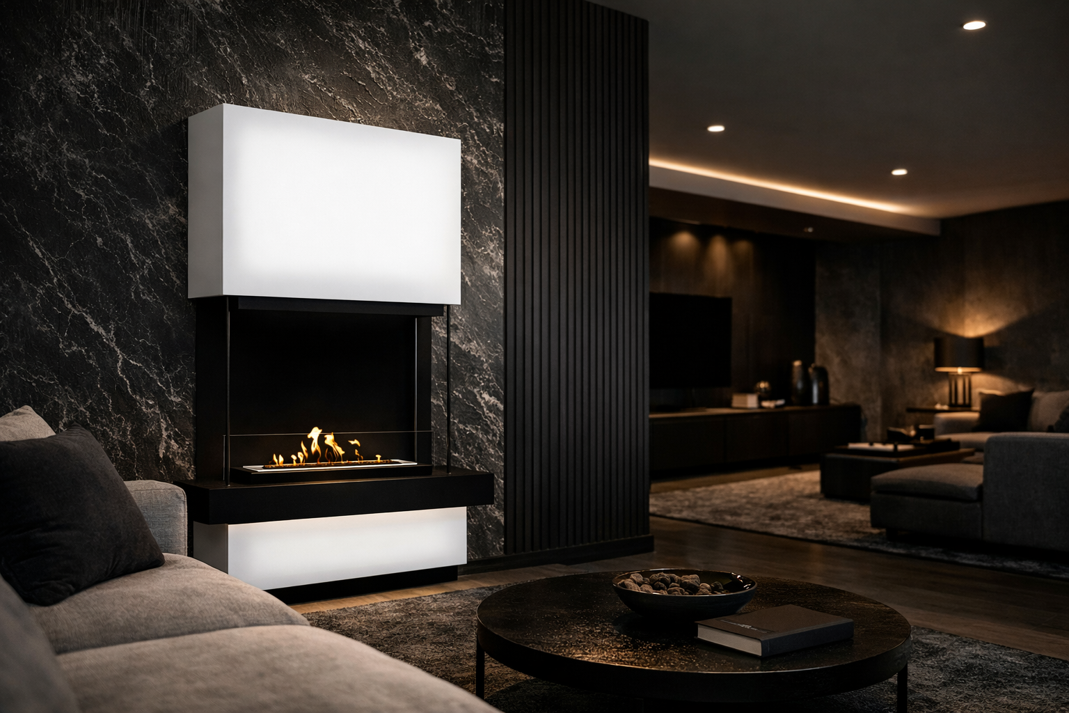 Riman Bio Ethanol Vrijstaand Haard H144 cm