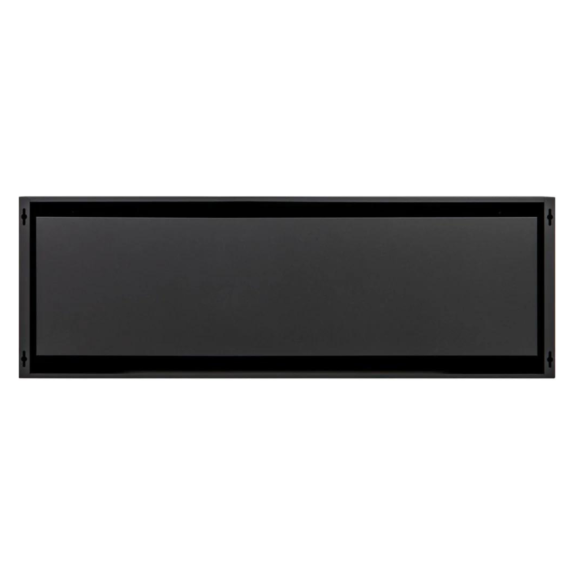 S - Line Black Full BOX Bio-Ethanol Wall Fireplace 120 x 40 CM
