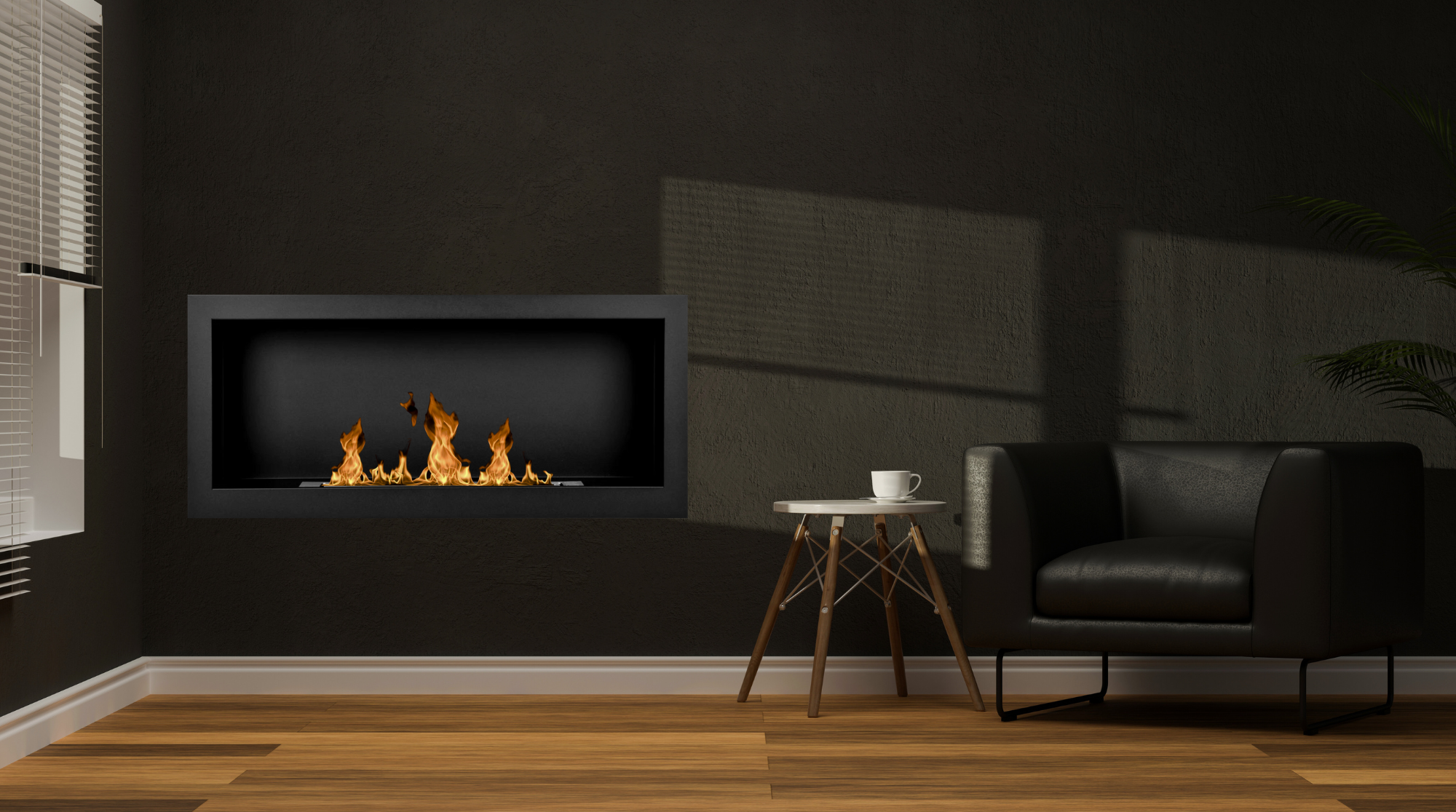 S-line Z Bio Ethanol Wandhaard 90 cm