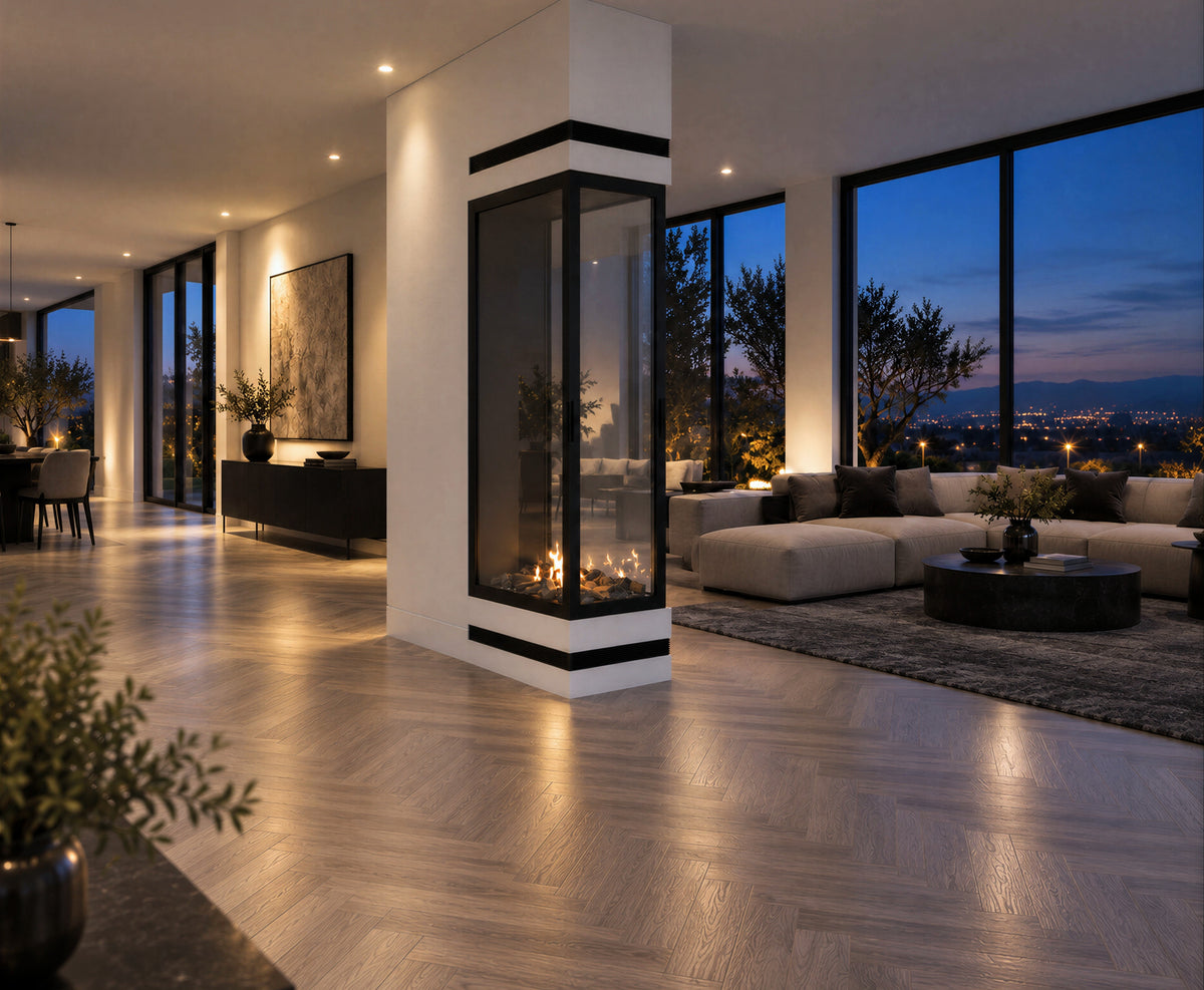 Saint Roomdivider Met Volle Glas 70 x 200 cm