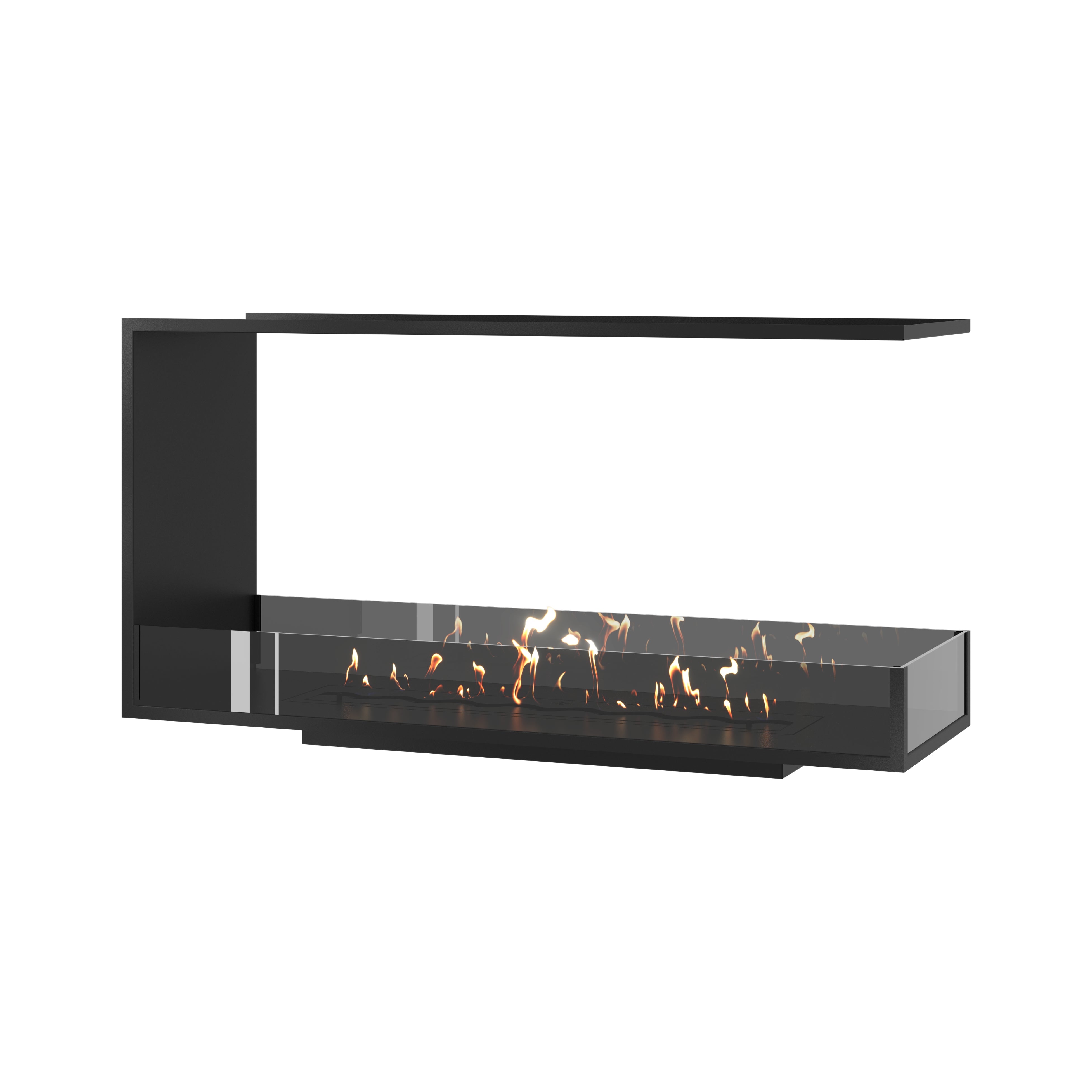 Saint U Vorm Driezijdig Inbouwhaard 120 cm
