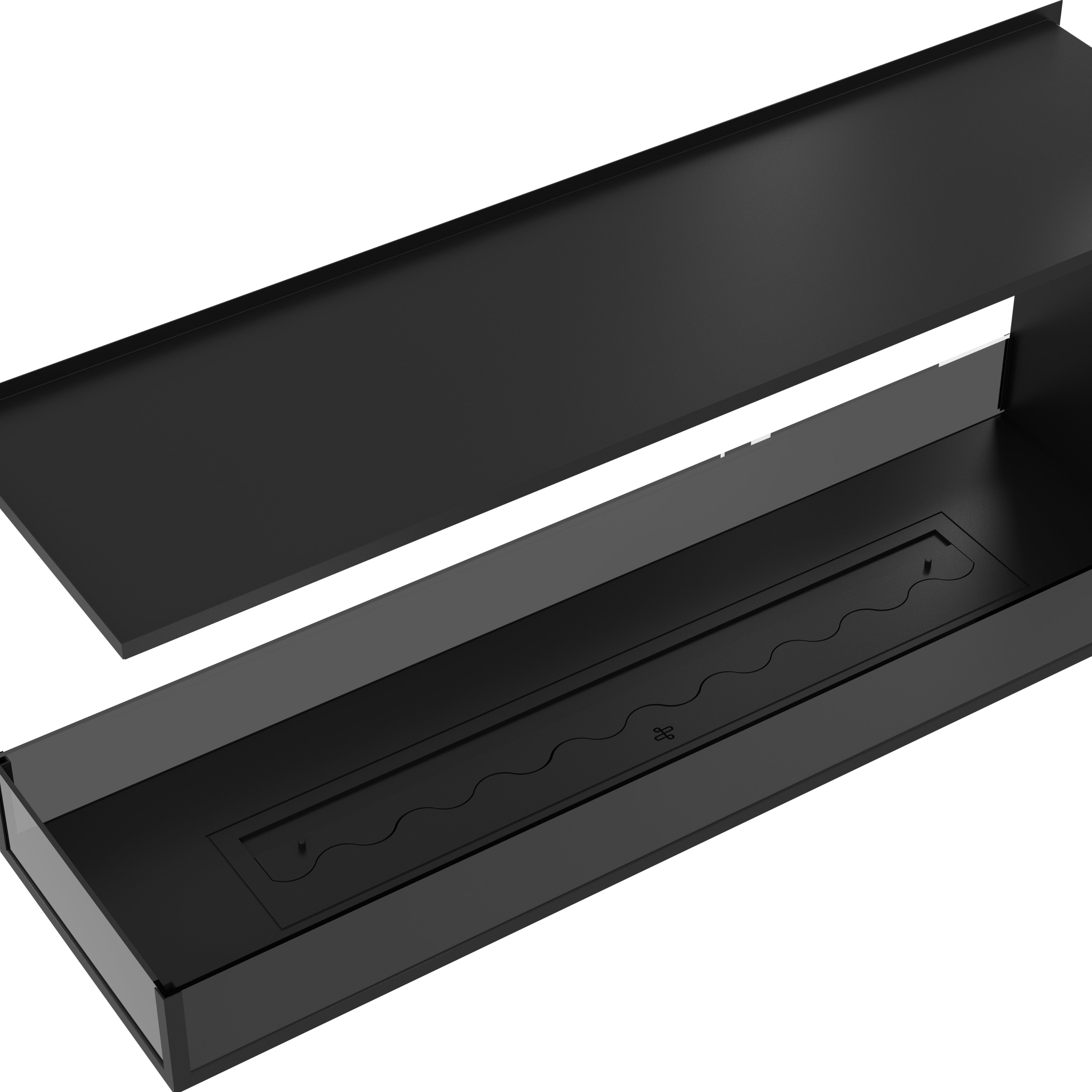 Saint U Vorm Driezijdig Inbouwhaard 140 cm