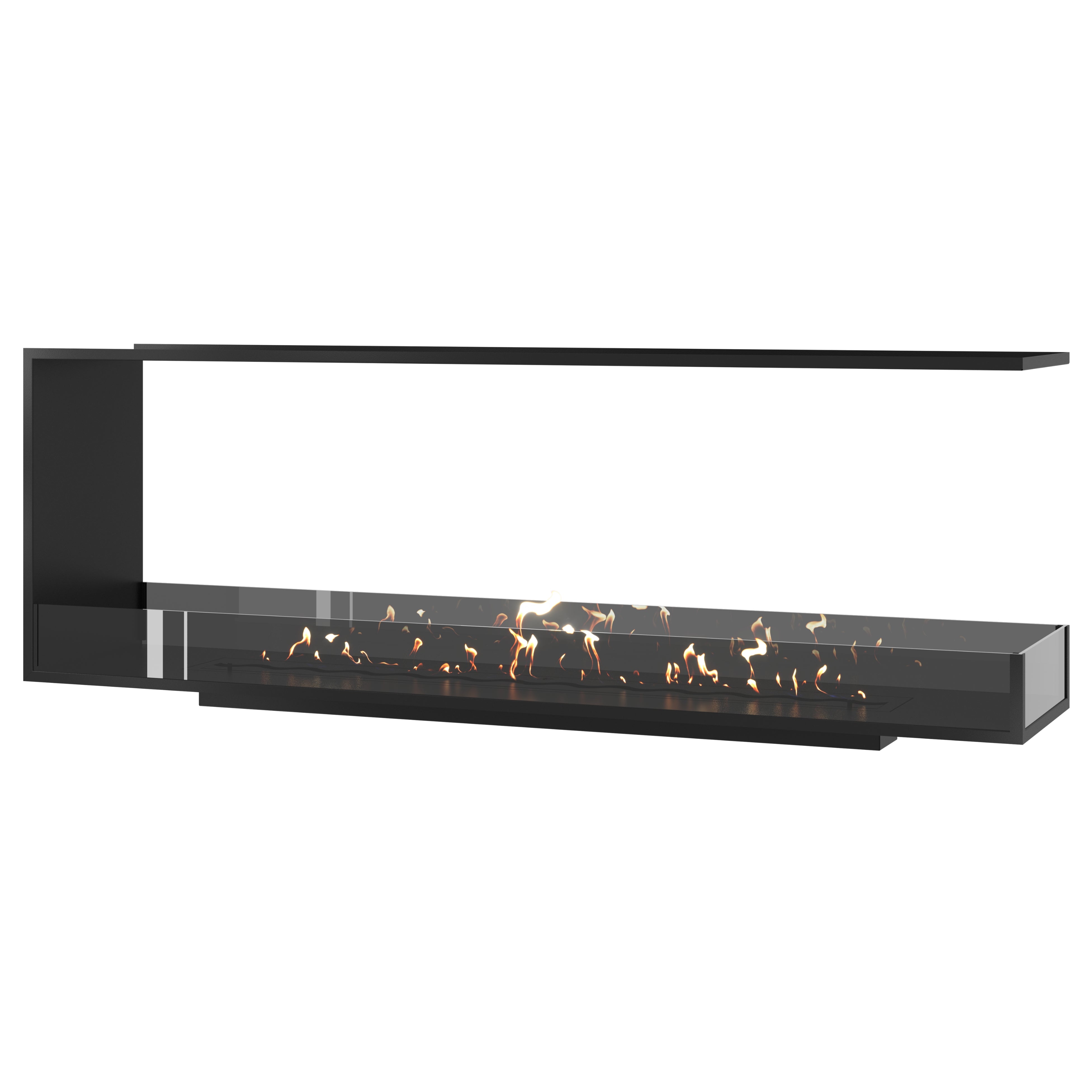 Saint U Vorm Driezijdig Inbouwhaard 180 cm