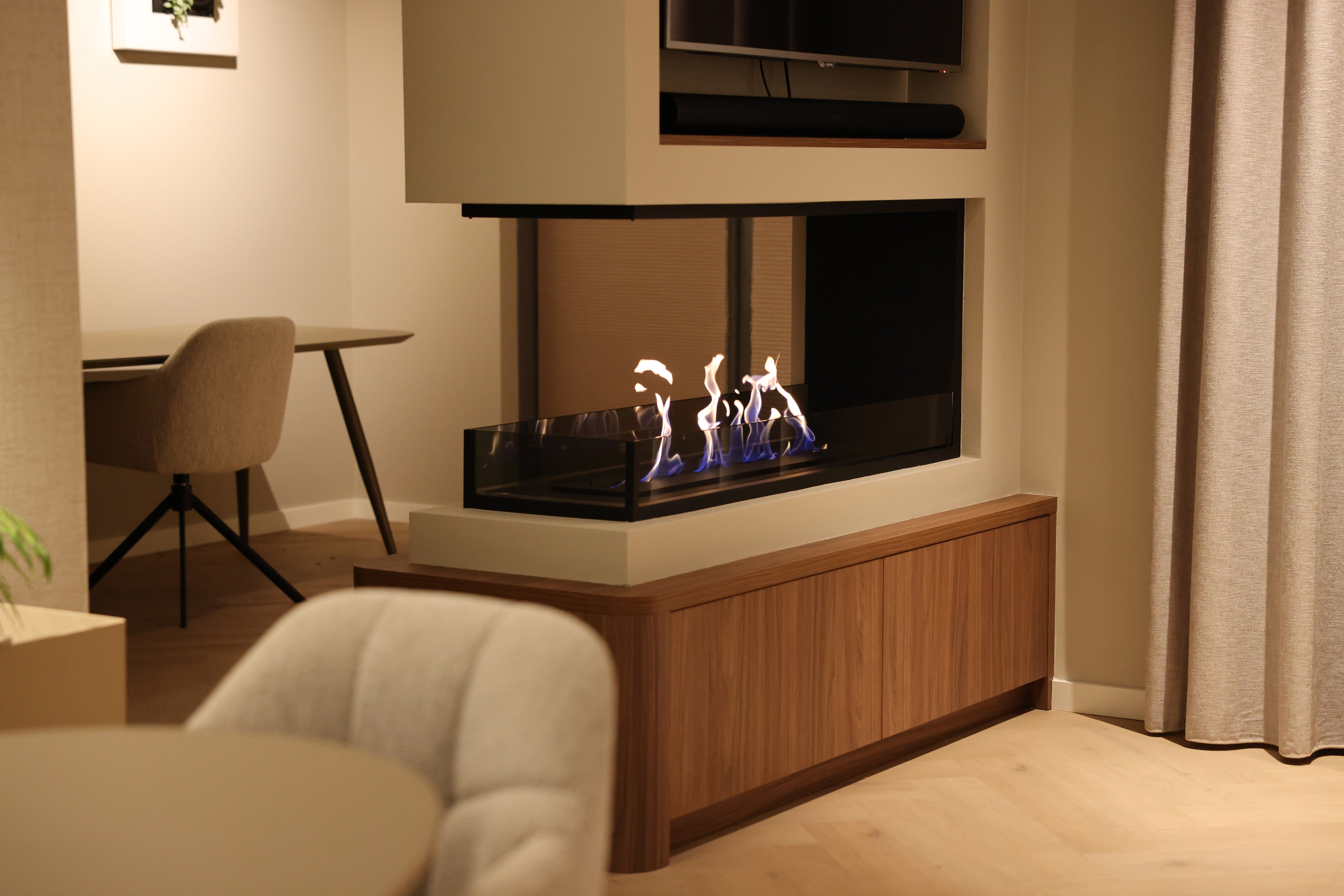 Saint U Vorm Driezijdig Inbouwhaard 50 cm