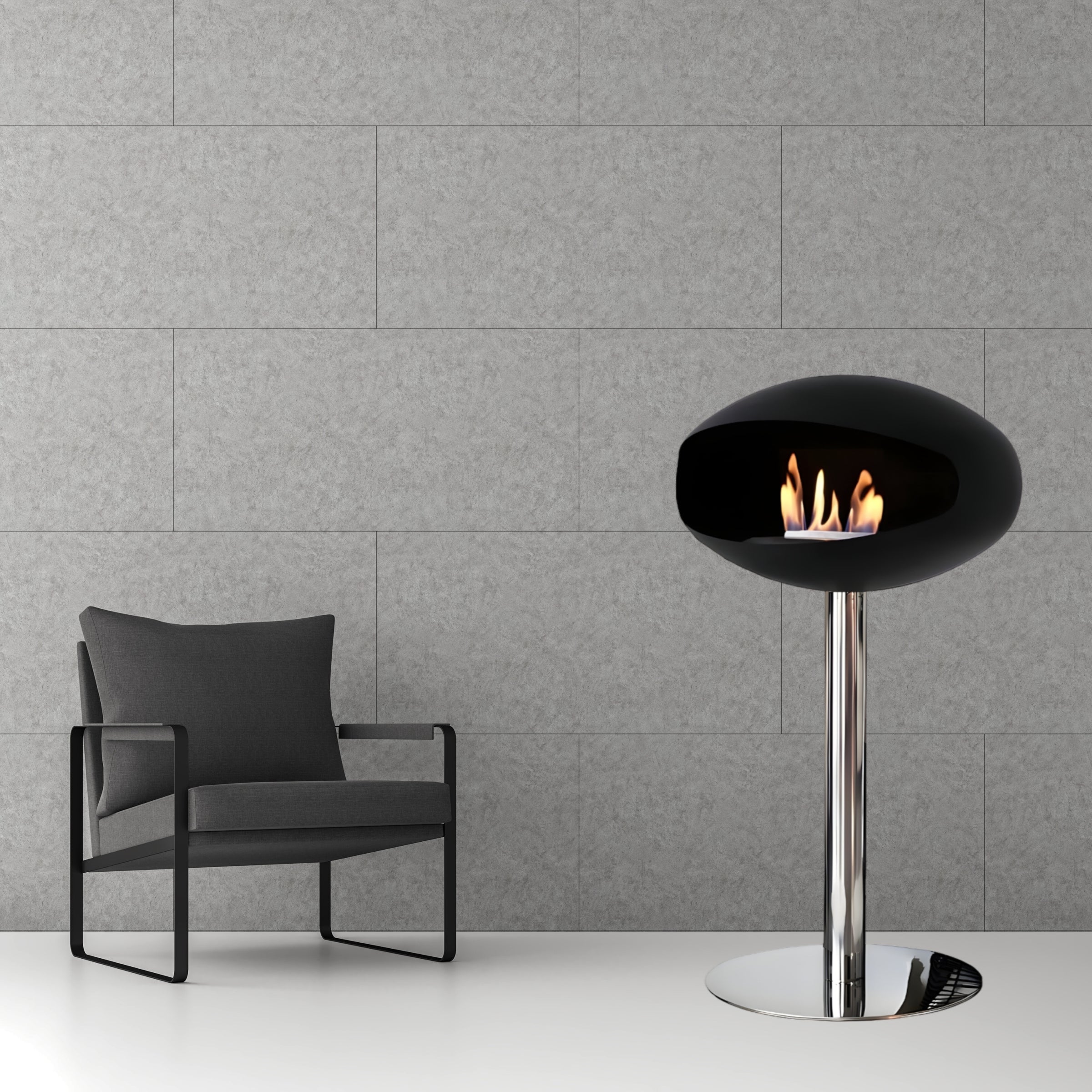 Selected Bio Ethanol Vrijstaand Haard 60 cm ( Showroom Model )