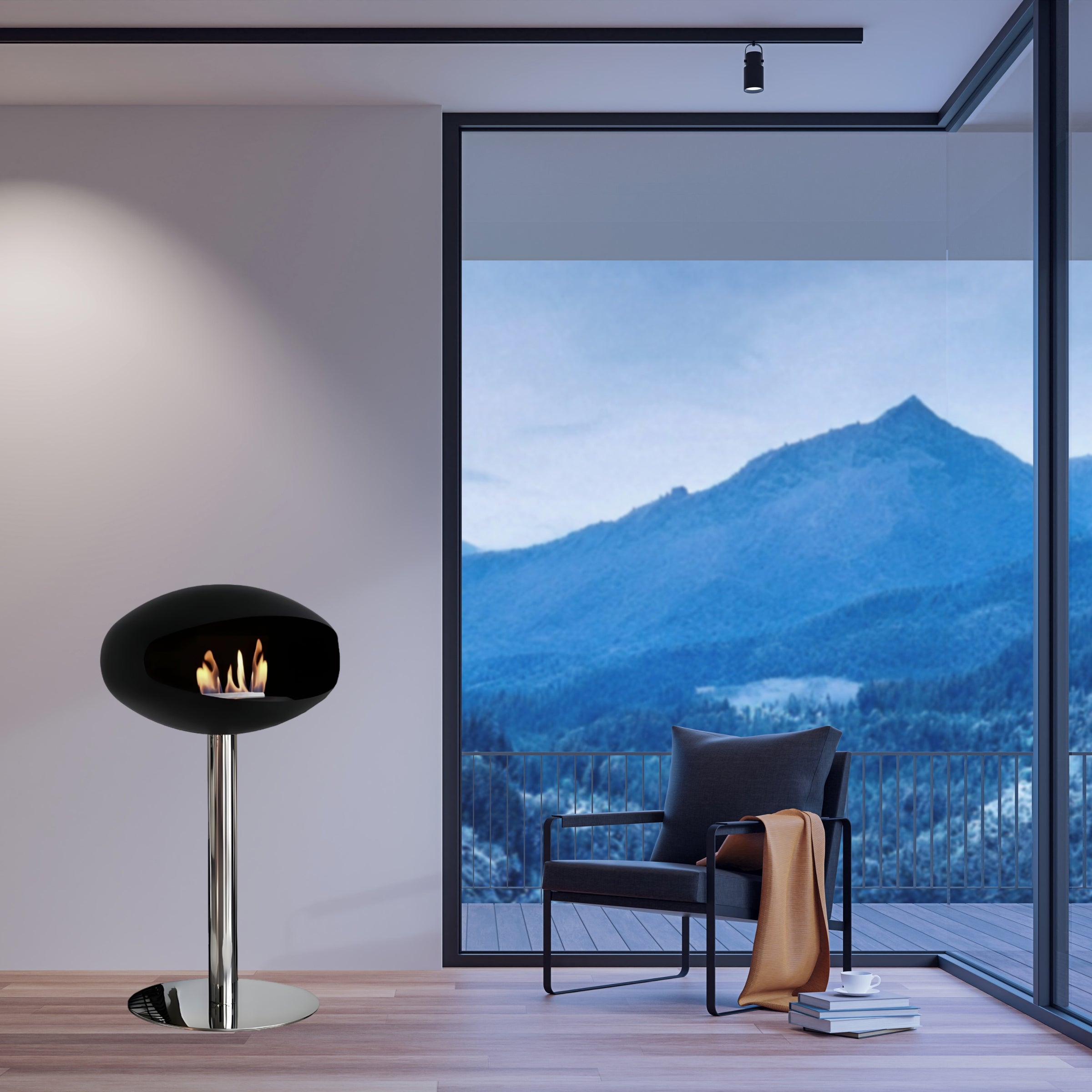 Selected Bio Ethanol Vrijstaand Haard 60 cm ( Showroom Model )