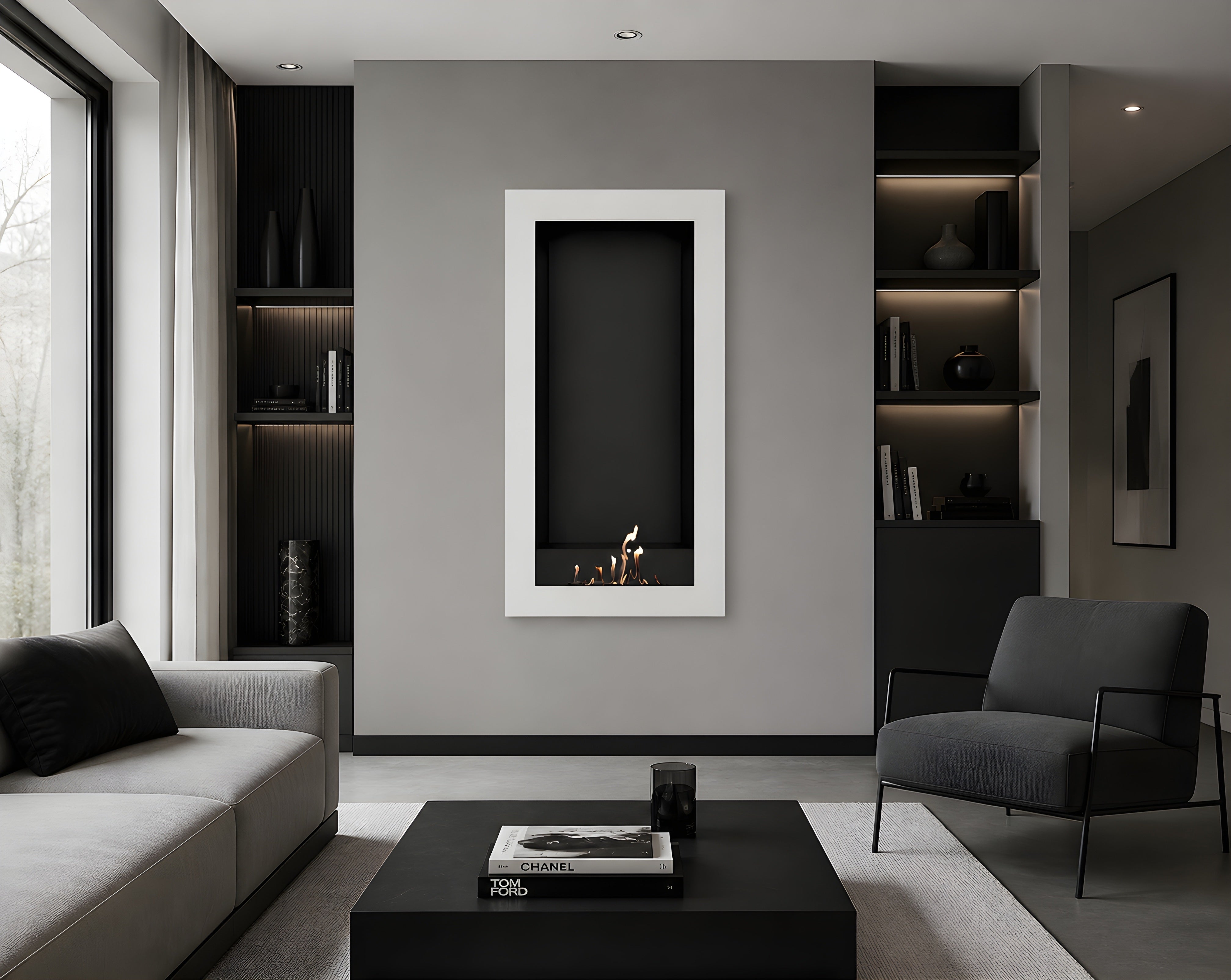 Selected Box Vertical Wandhaard Wit 60 x 100 cm