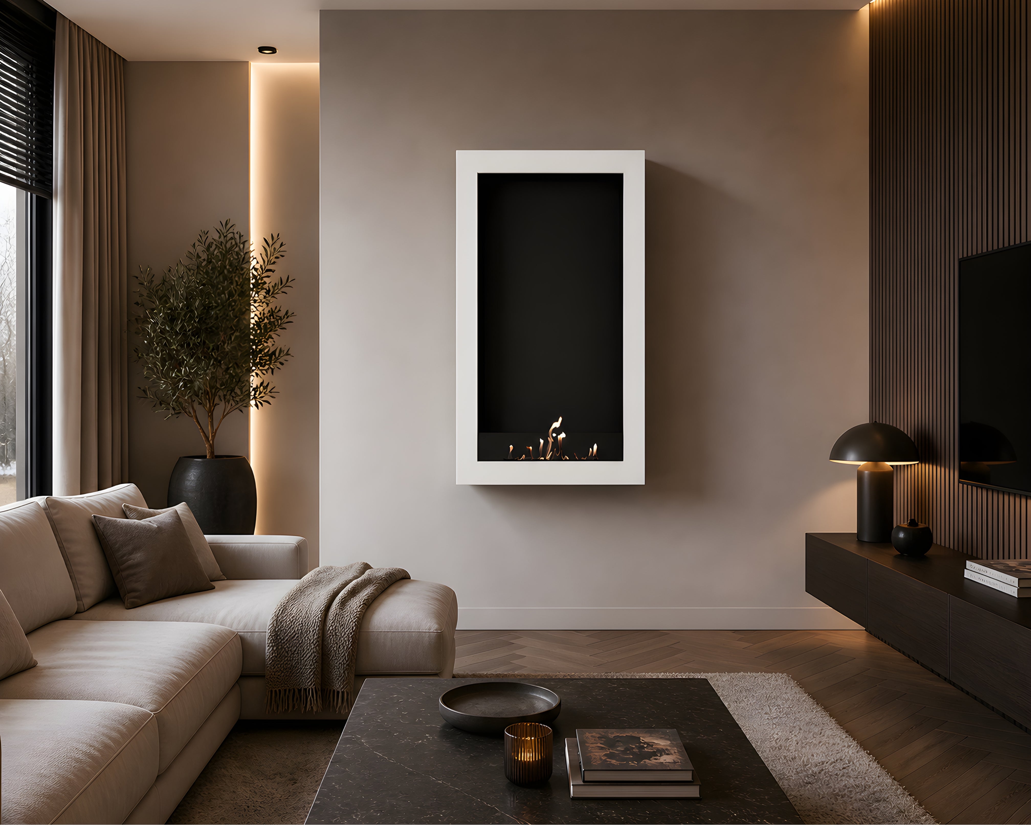 Selected Box Vertical Wandhaard Wit 80 x 100 cm