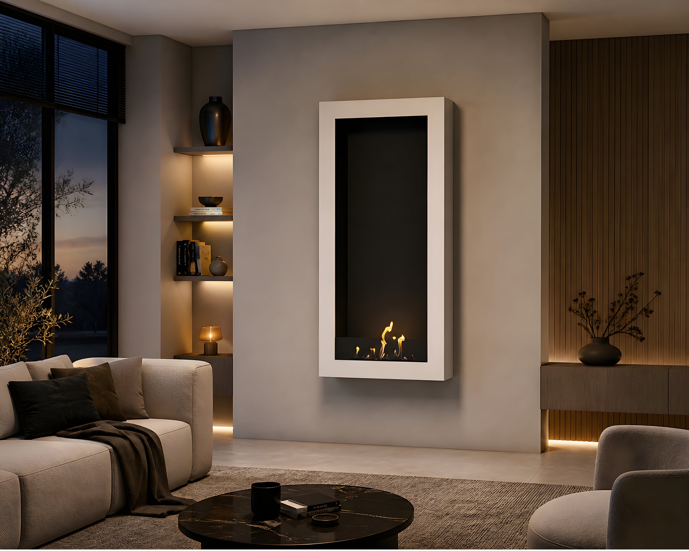 Selected Box Vertical Wandhaard Wit 70 x 100 cm