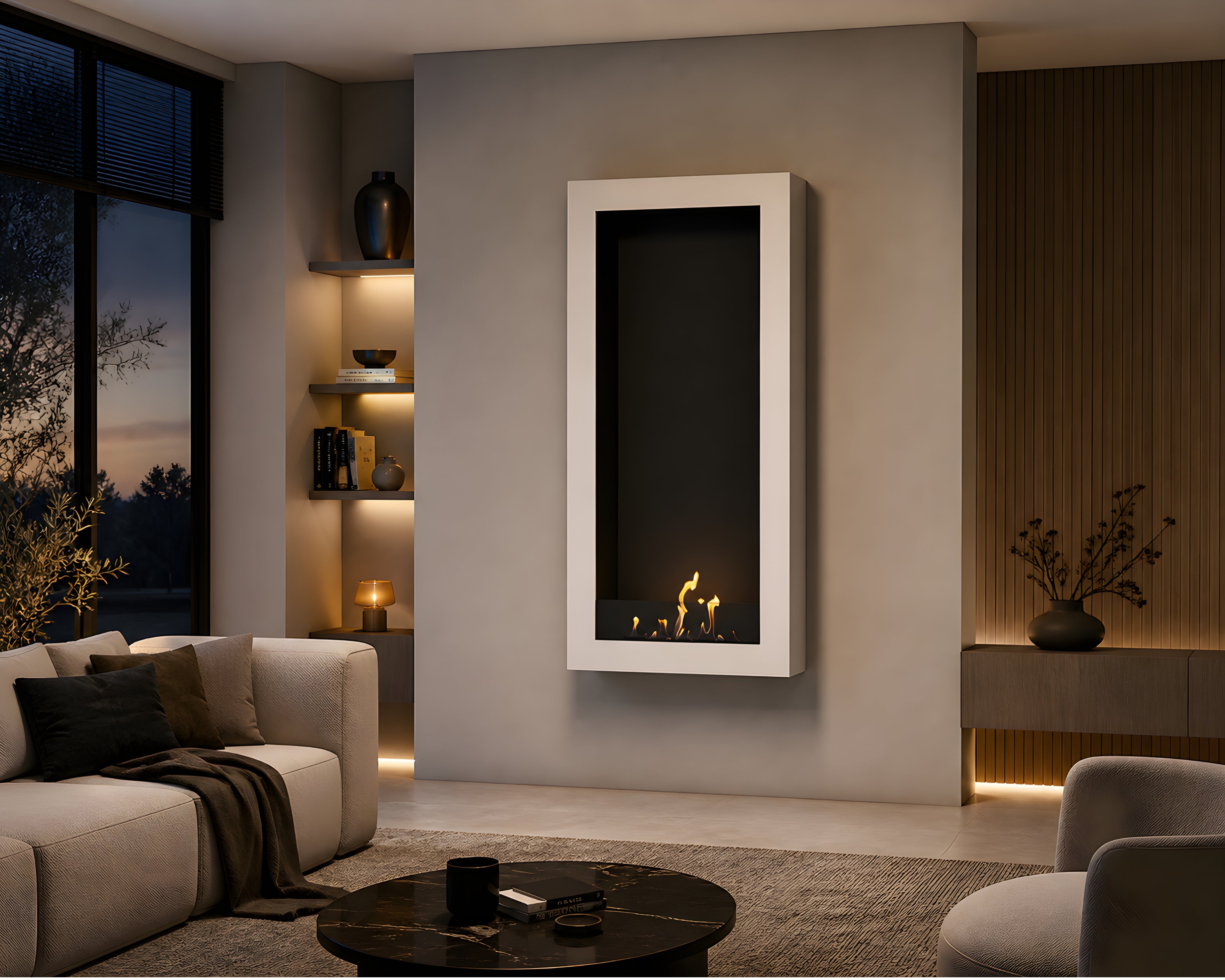 Selected Box Vertical Wandhaard Wit 70 x 100 cm