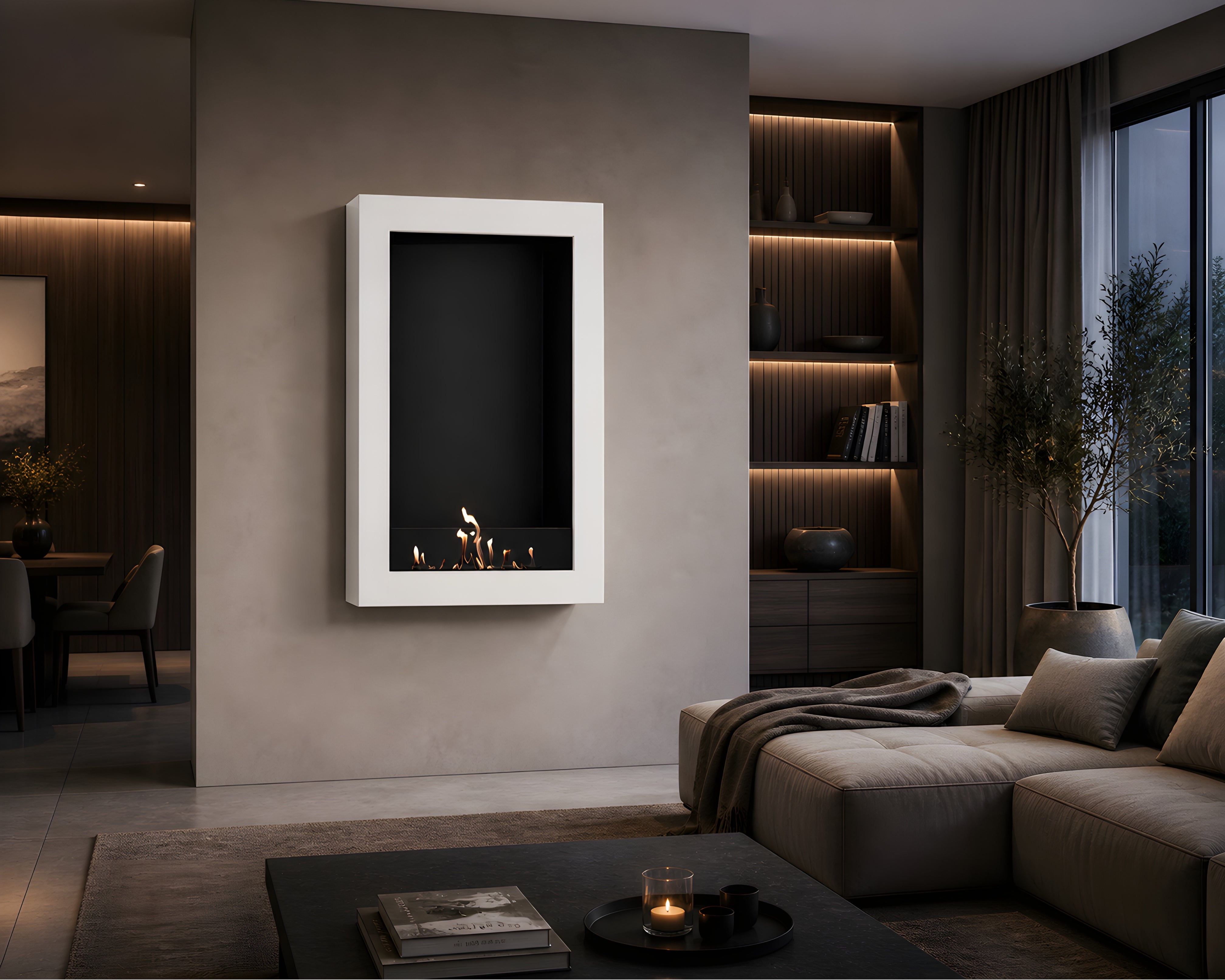 Selected Box Vertical Wandhaard Wit 80 x 100 cm