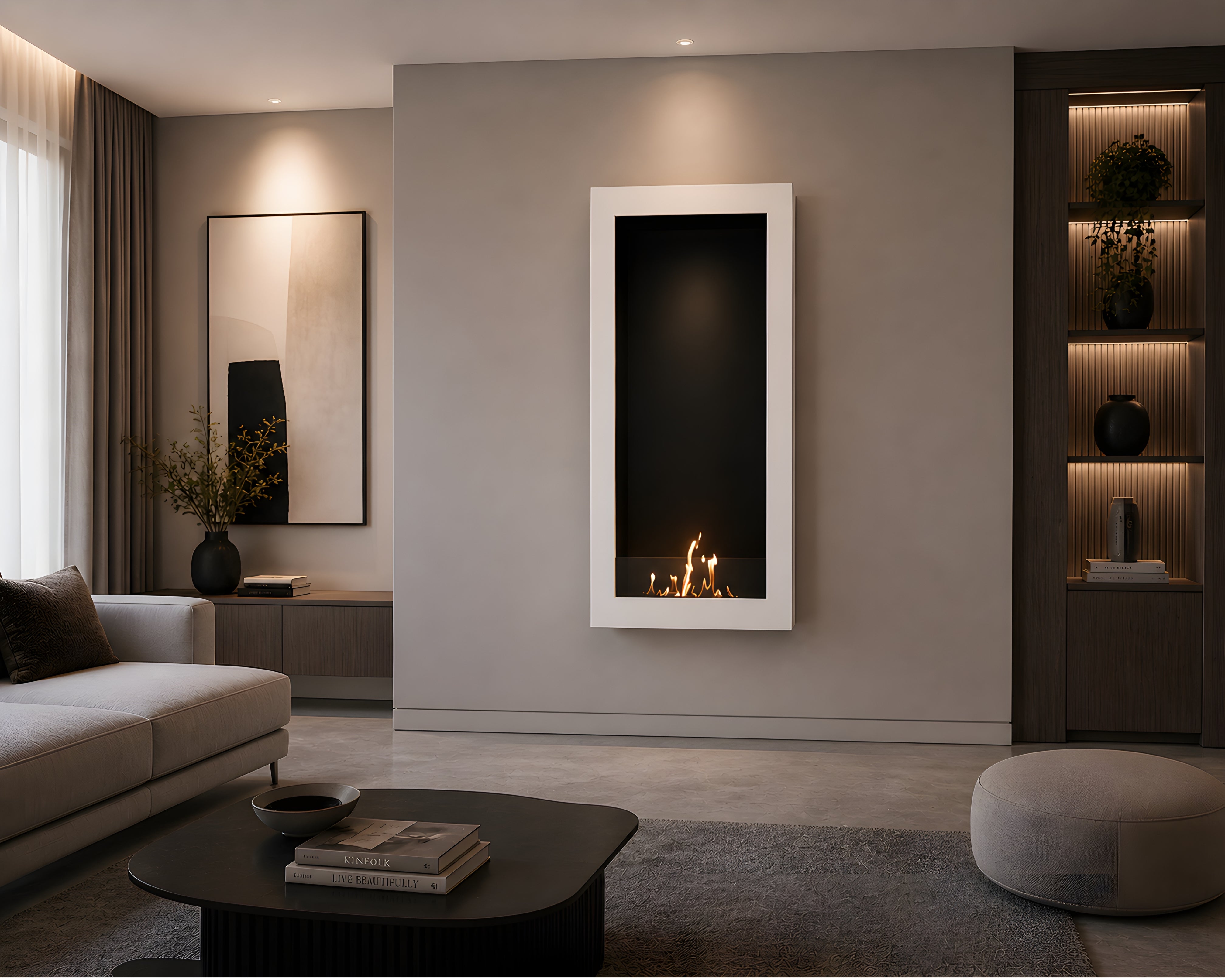 Selected Box Vertical Wandhaard Wit 70 x 100 cm