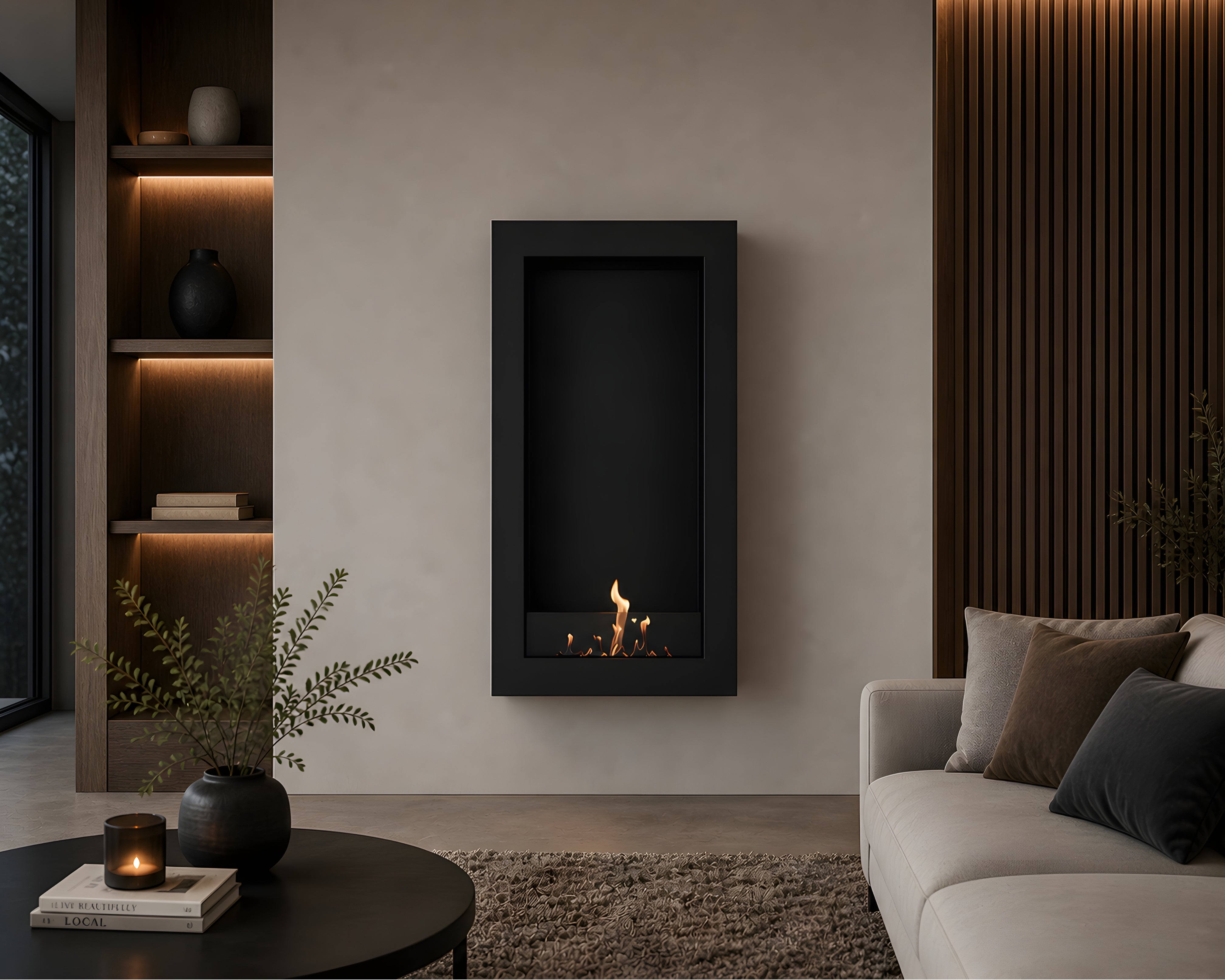 Selected Box Vertical Wandhaard Zwart 70 x 100 cm