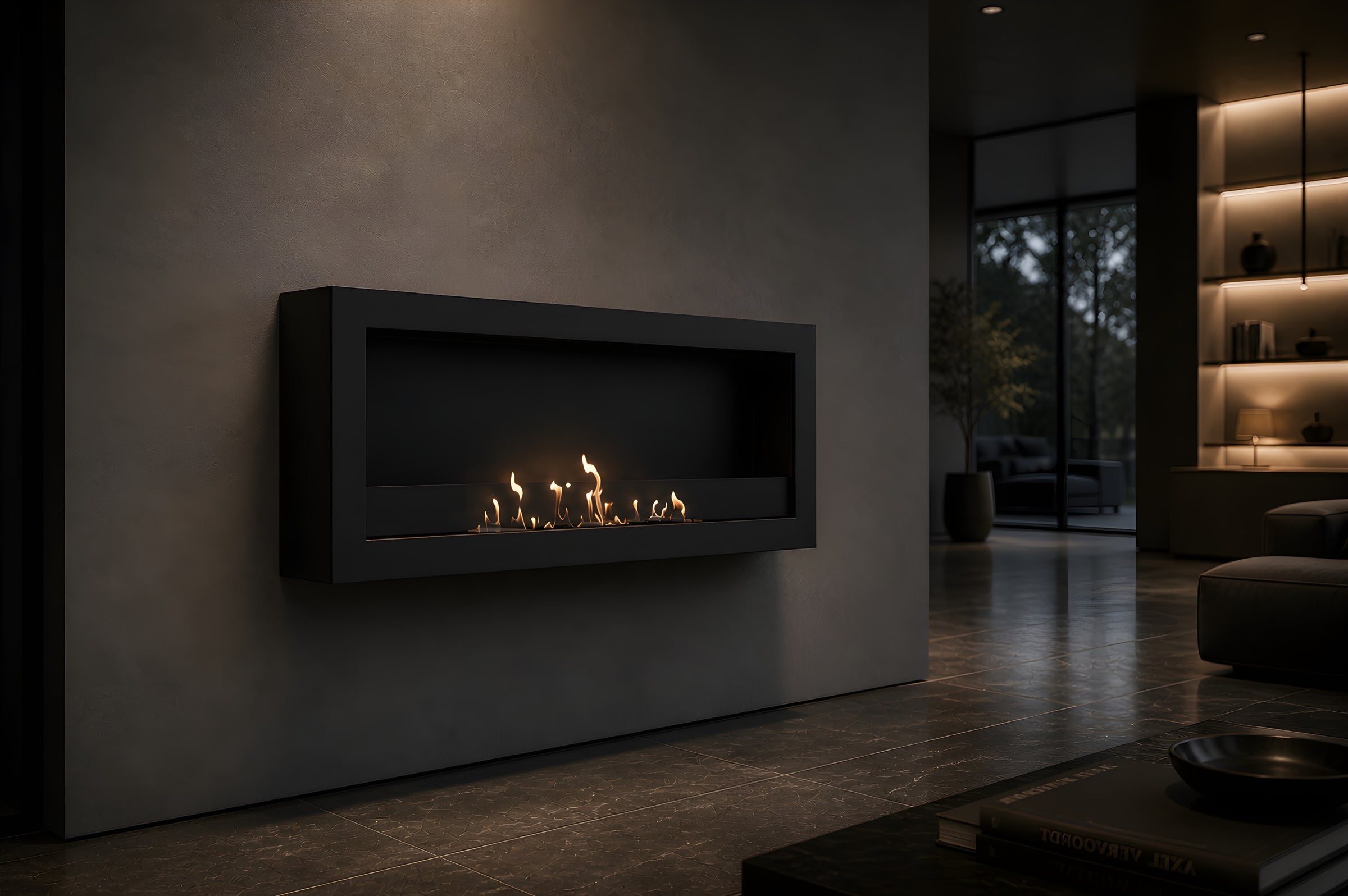 Selected Box Wandhaard Zwart 100 cm