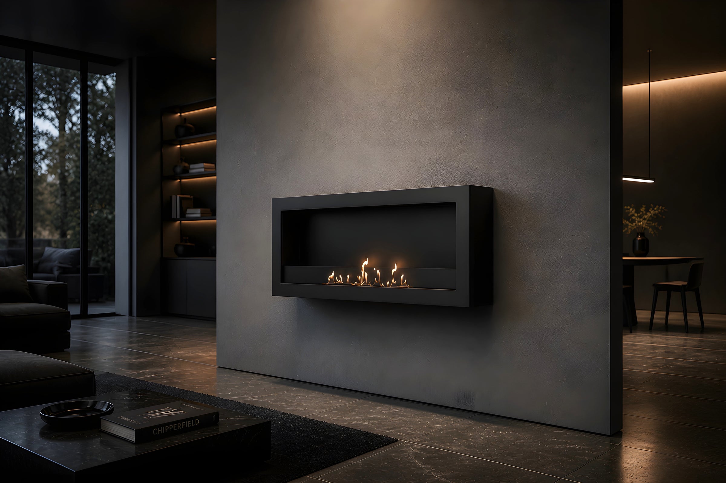 Selected Box Wandhaard Zwart 100 cm