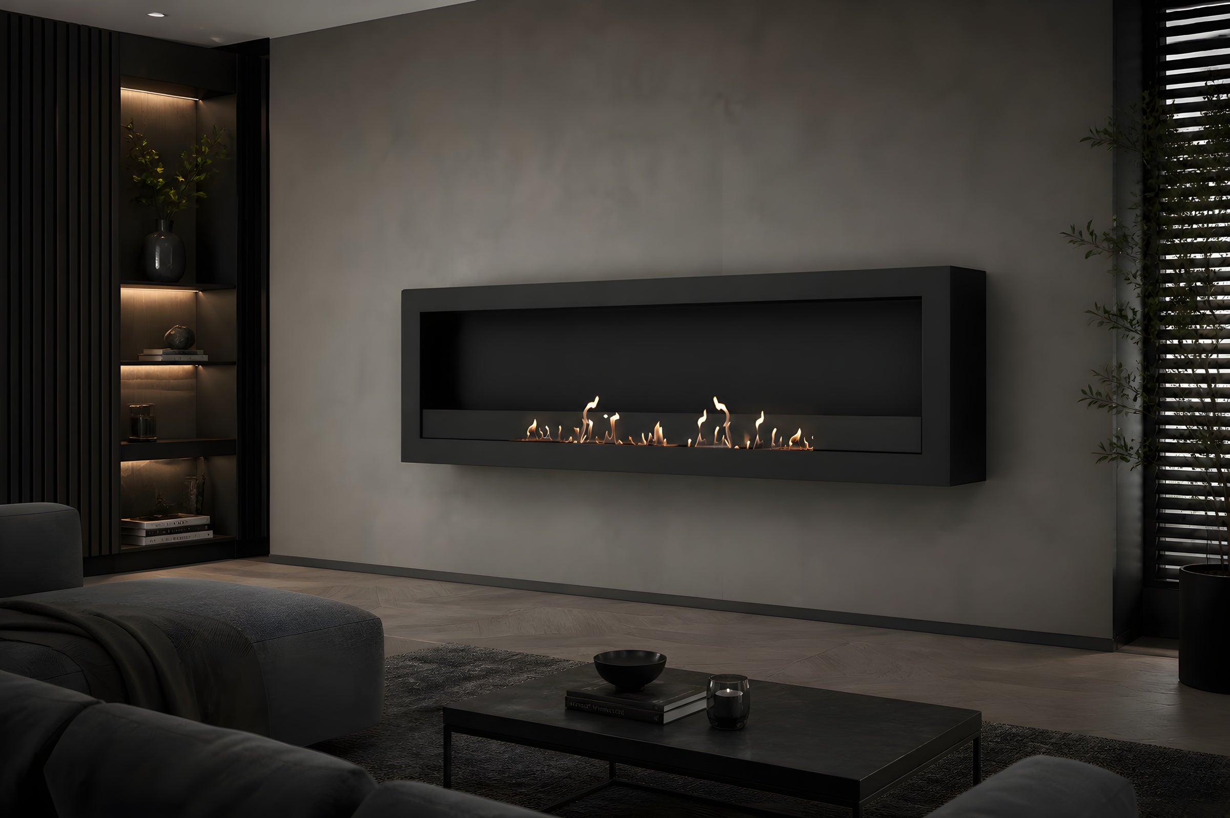 Selected Box Wandhaard Zwart 160 cm