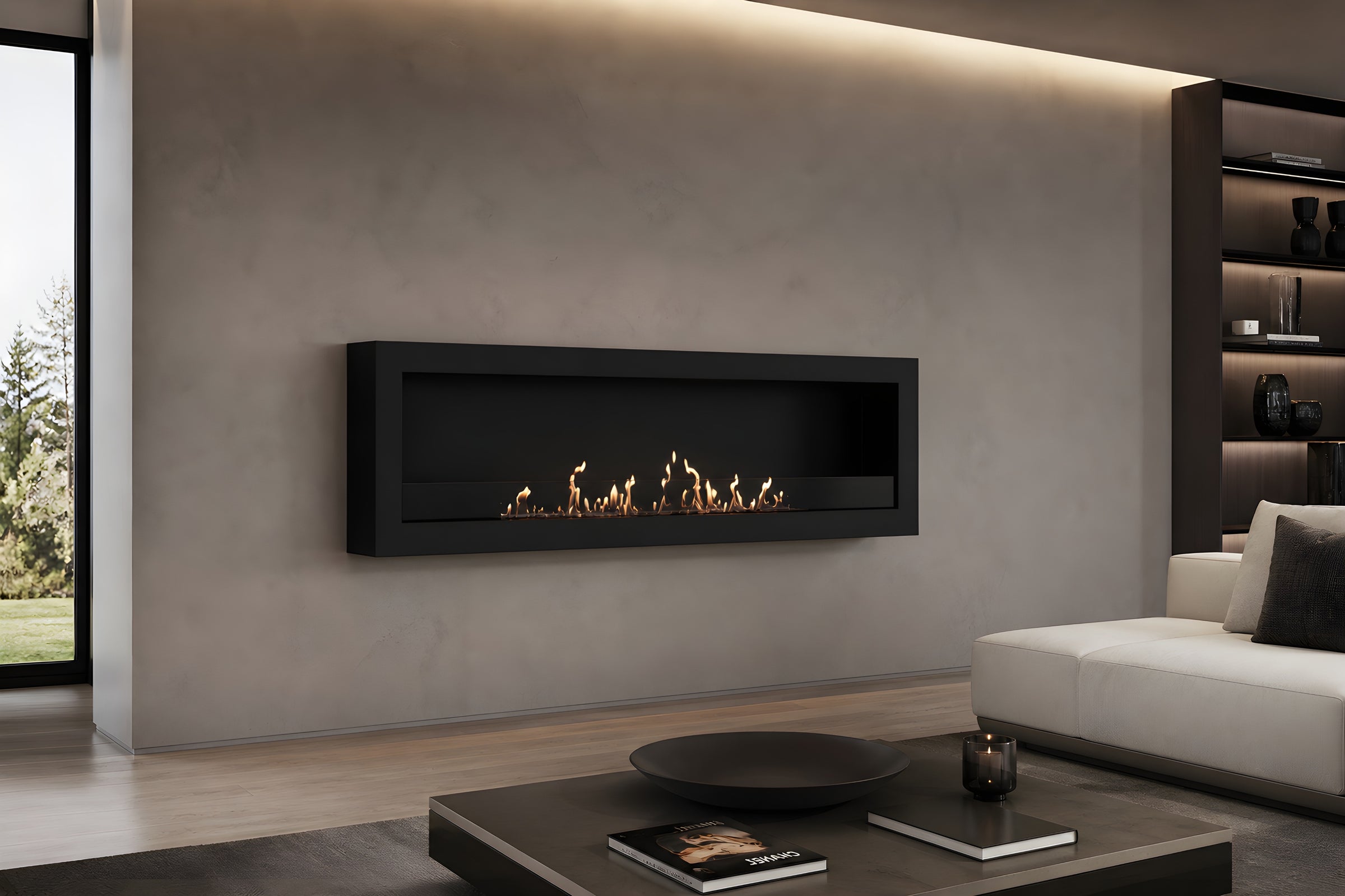 Selected Box Wandhaard Zwart 160 cm