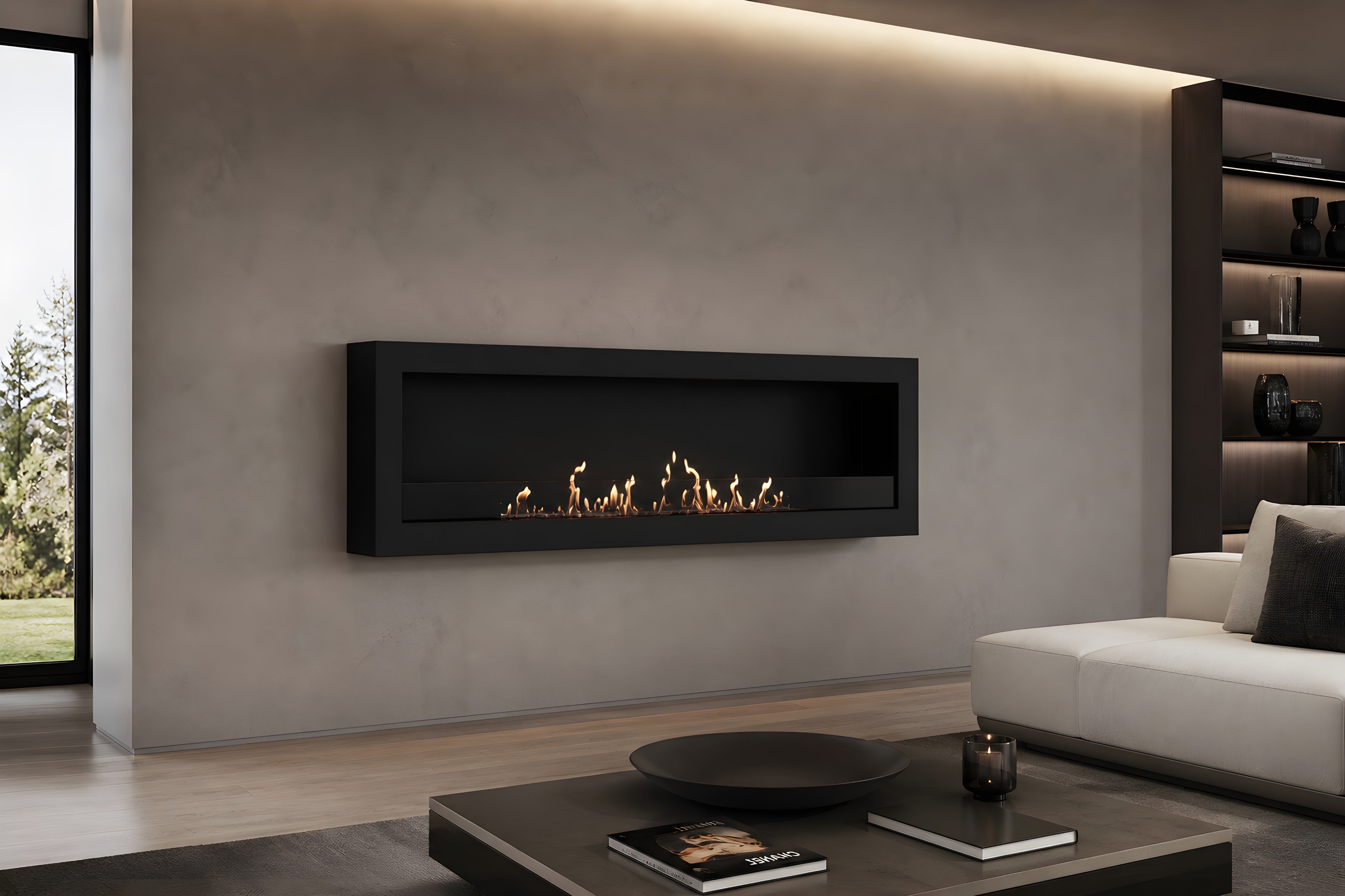 Selected Box Wandhaard Zwart 160 cm
