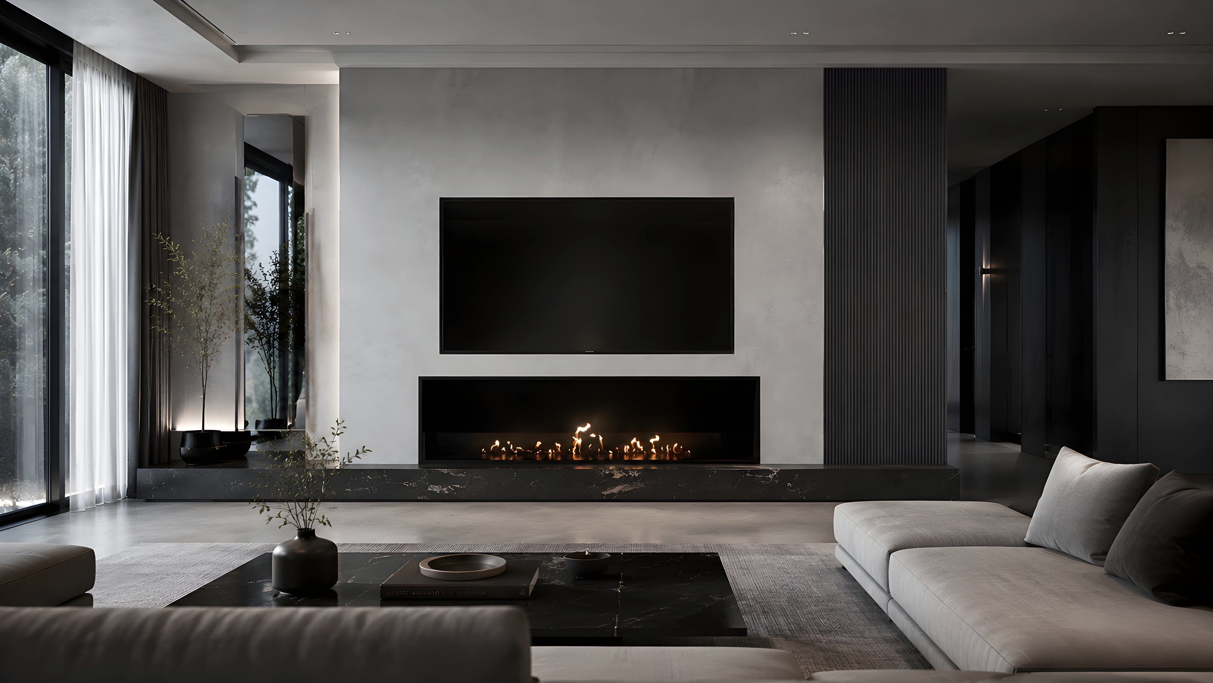 Selected Enkelzijdige Inbouwhaard 140 cm