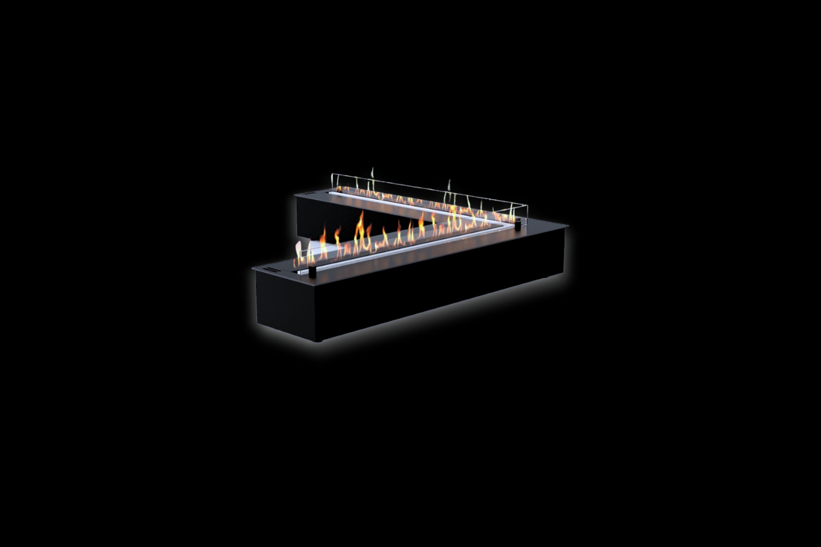 Smart A5 Corner Automatic Bio-Ethanol Burner 1400 x 1400 MM